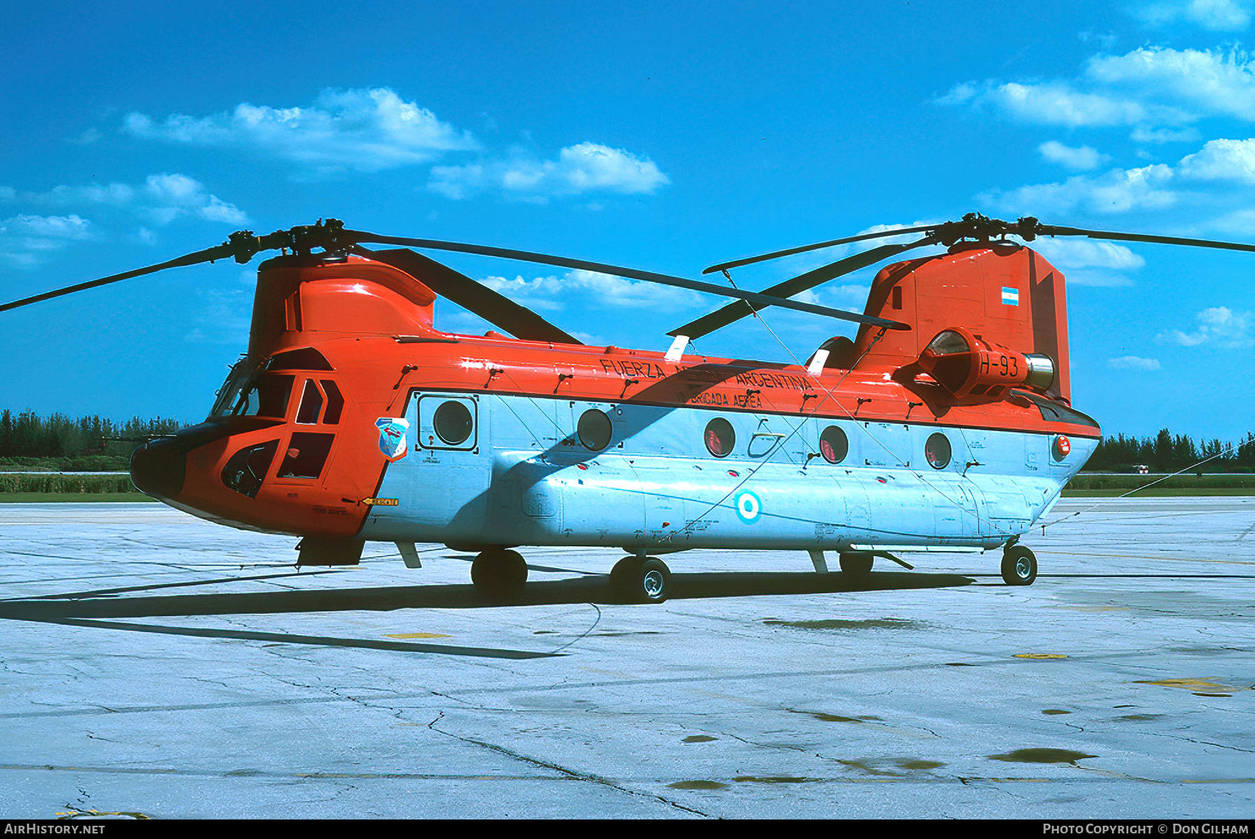 Aircraft Photo of H-93 | Boeing CH-47C Chinook (219) | Argentina - Air Force | AirHistory.net #304713