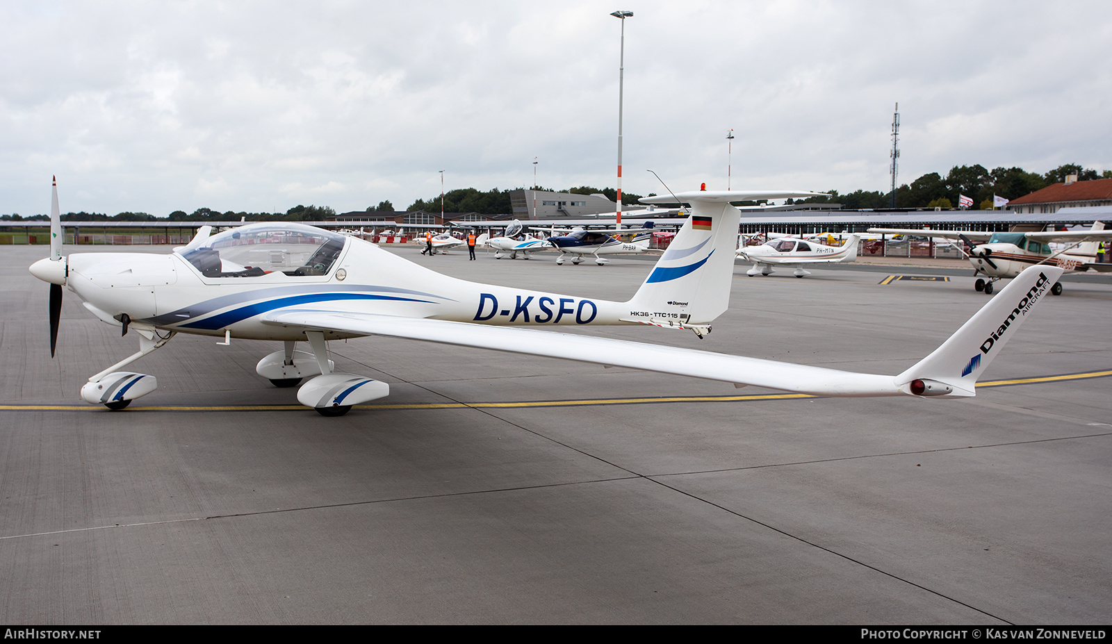 Aircraft Photo of D-KSFO | Diamond HK-36TTC-115 Super Dimona | AirHistory.net #304716