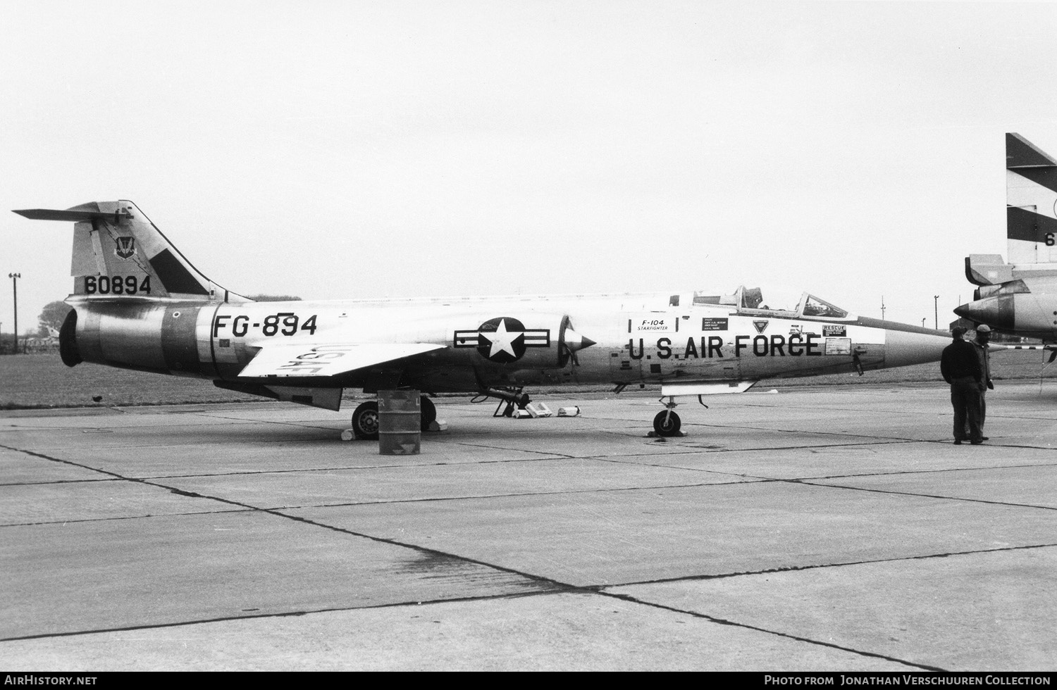 Aircraft Photo of 56-894 / 60894 | Lockheed F-104C Starfighter | USA - Air Force | AirHistory.net #304723