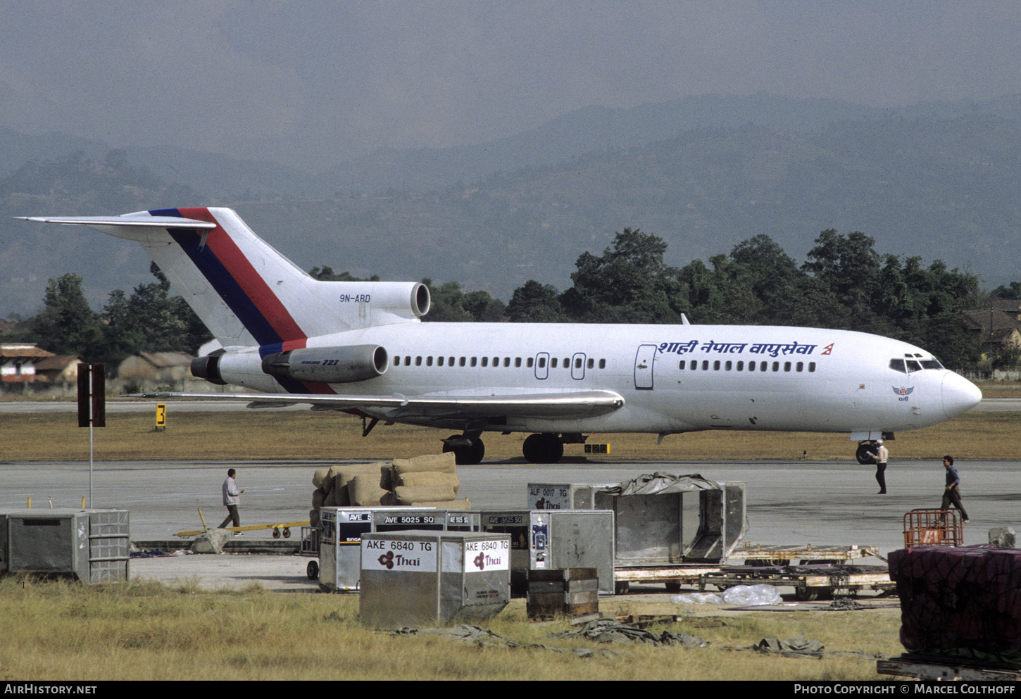 Aircraft Photo of 9N-ABD | Boeing 727-1F8 | Royal Nepal Airlines | AirHistory.net #304738