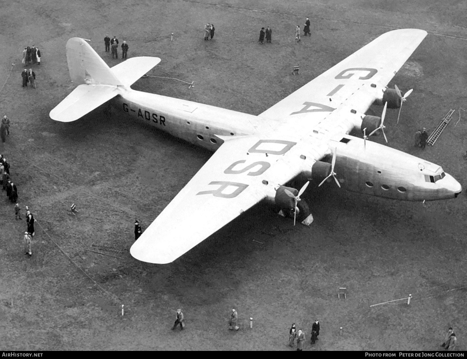 Aircraft Photo of G-ADSR | Armstrong Whitworth AW.27 Ensign 1 | AirHistory.net #304749