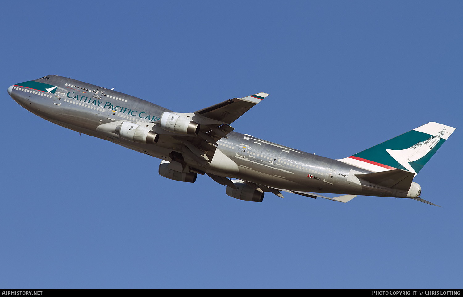 Aircraft Photo of B-HUS | Boeing 747-444(BCF) | Cathay Pacific Airways Cargo | AirHistory.net #304756