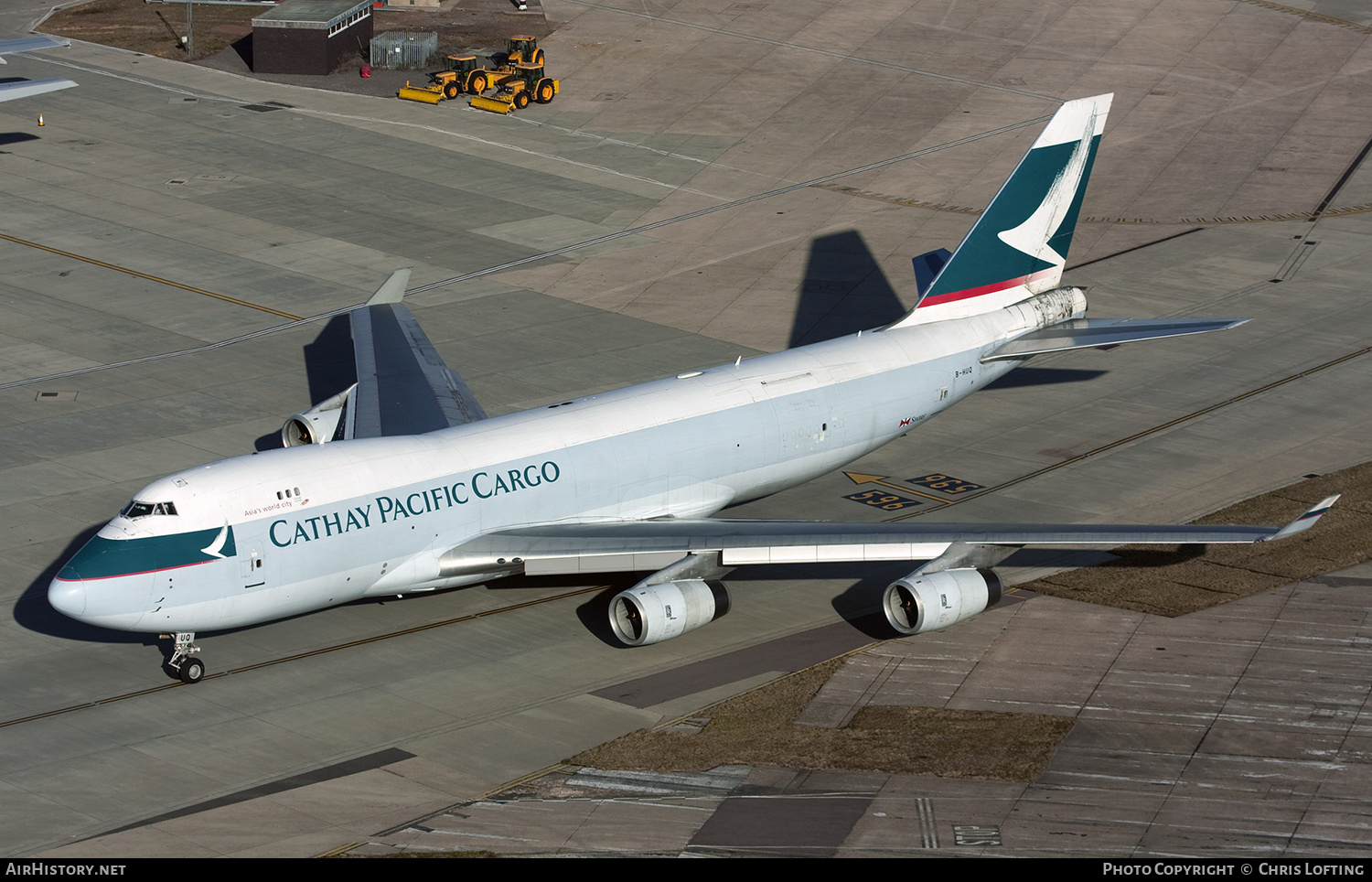 Aircraft Photo of B-HUQ | Boeing 747-467F/SCD | Cathay Pacific Airways Cargo | AirHistory.net #304762