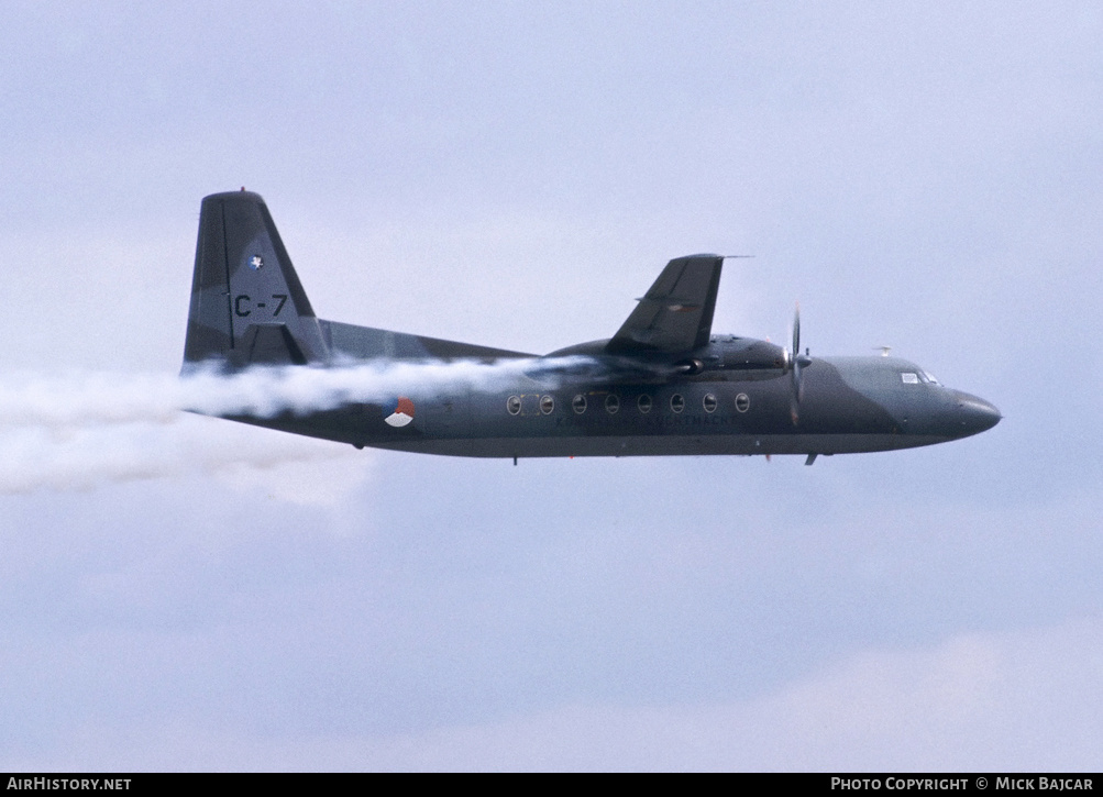 Aircraft Photo of C-7 | Fokker F27-300M Troopship | Netherlands - Air Force | AirHistory.net #304766