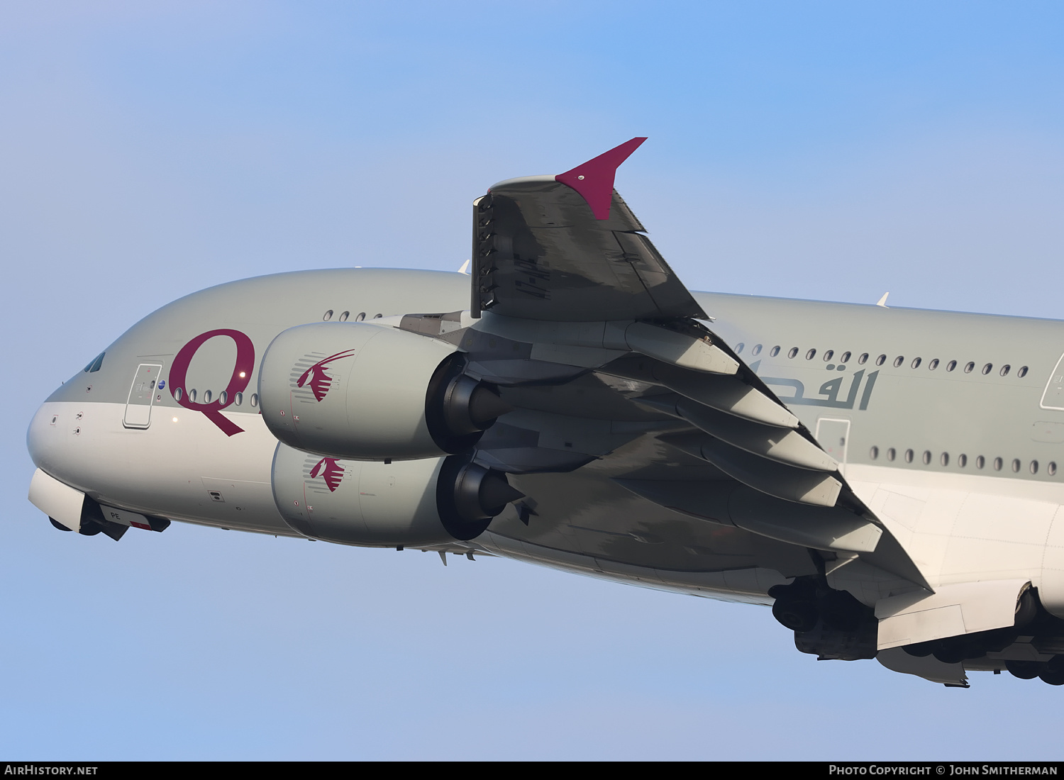 Aircraft Photo of A7-APE | Airbus A380-861 | Qatar Airways | AirHistory.net #304786