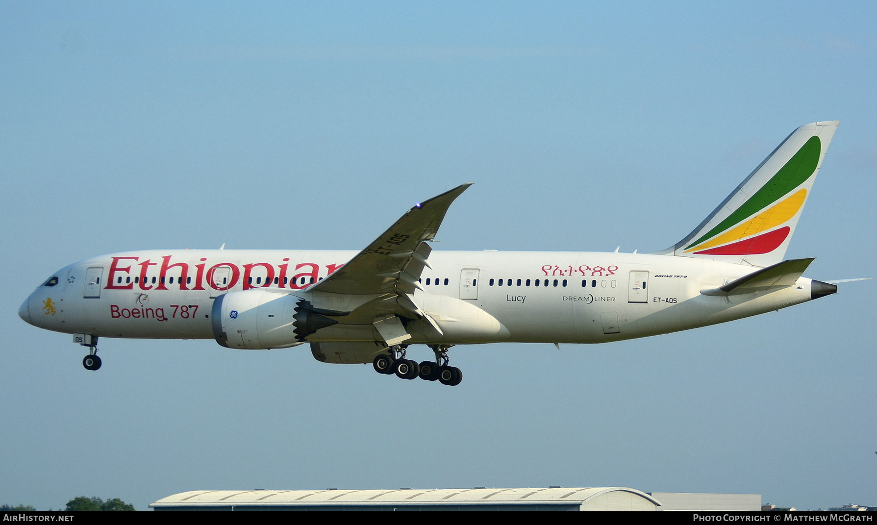 Aircraft Photo of ET-AOS | Boeing 787-8 Dreamliner | Ethiopian Airlines | AirHistory.net #304791