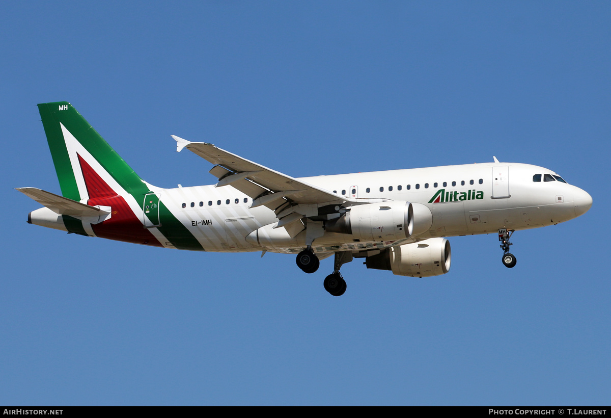 Aircraft Photo of EI-IMH | Airbus A319-112 | Alitalia | AirHistory.net #304799