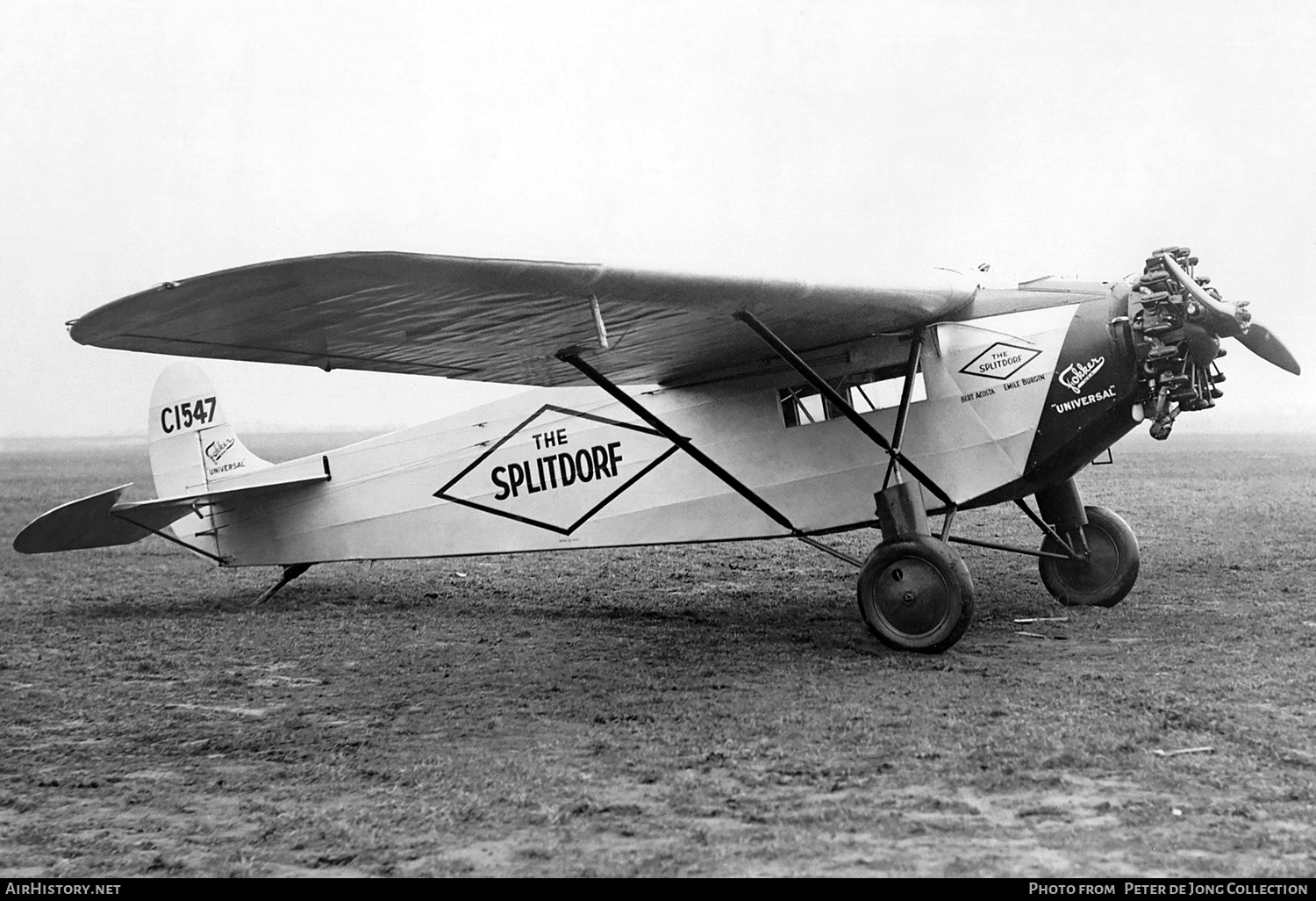 Aircraft Photo of NC1547 / C1547 | Fokker Universal | AirHistory.net #304821