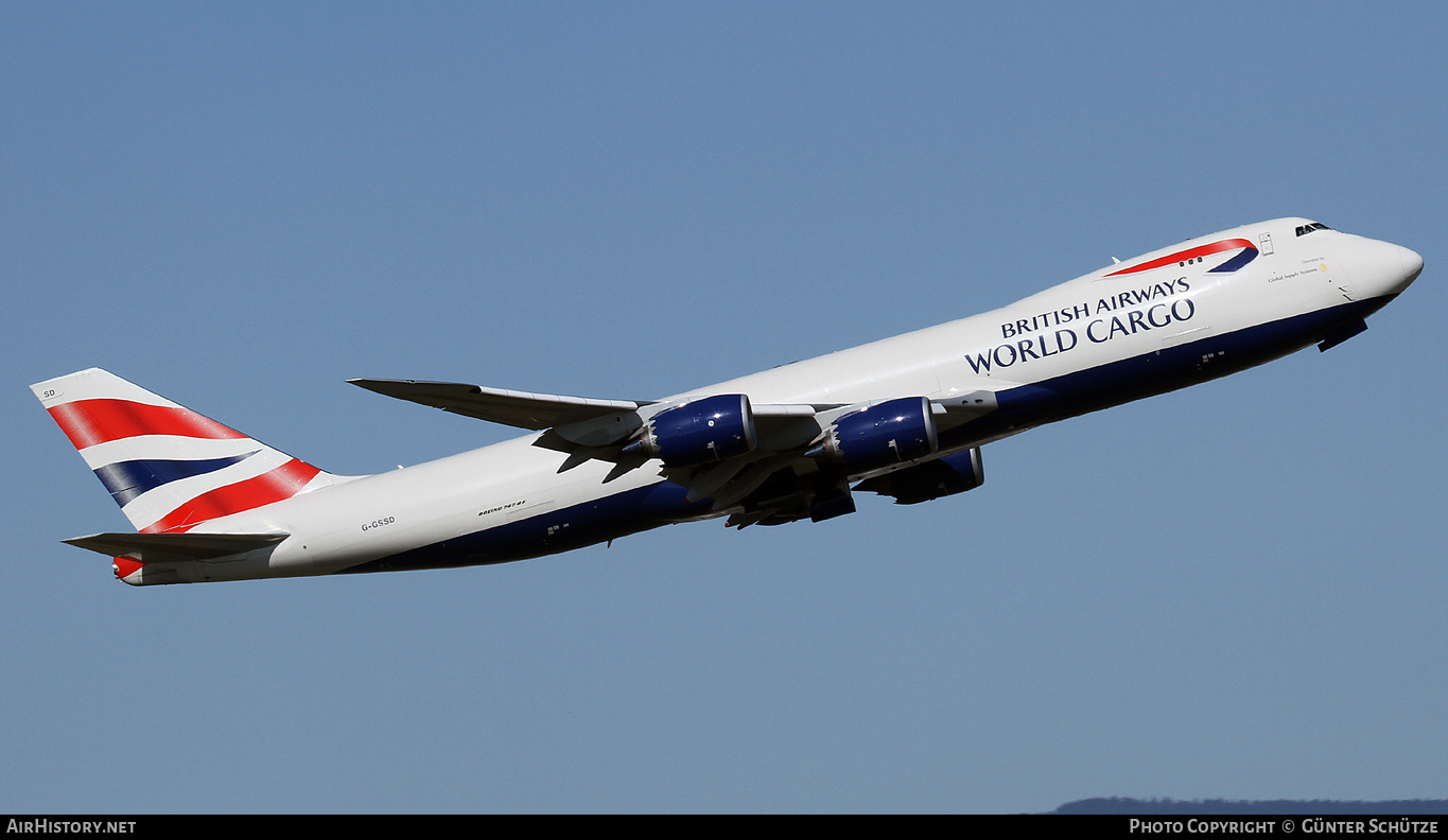 Aircraft Photo of G-GSSD | Boeing 747-87UF/SCD | British Airways World Cargo | AirHistory.net #304825