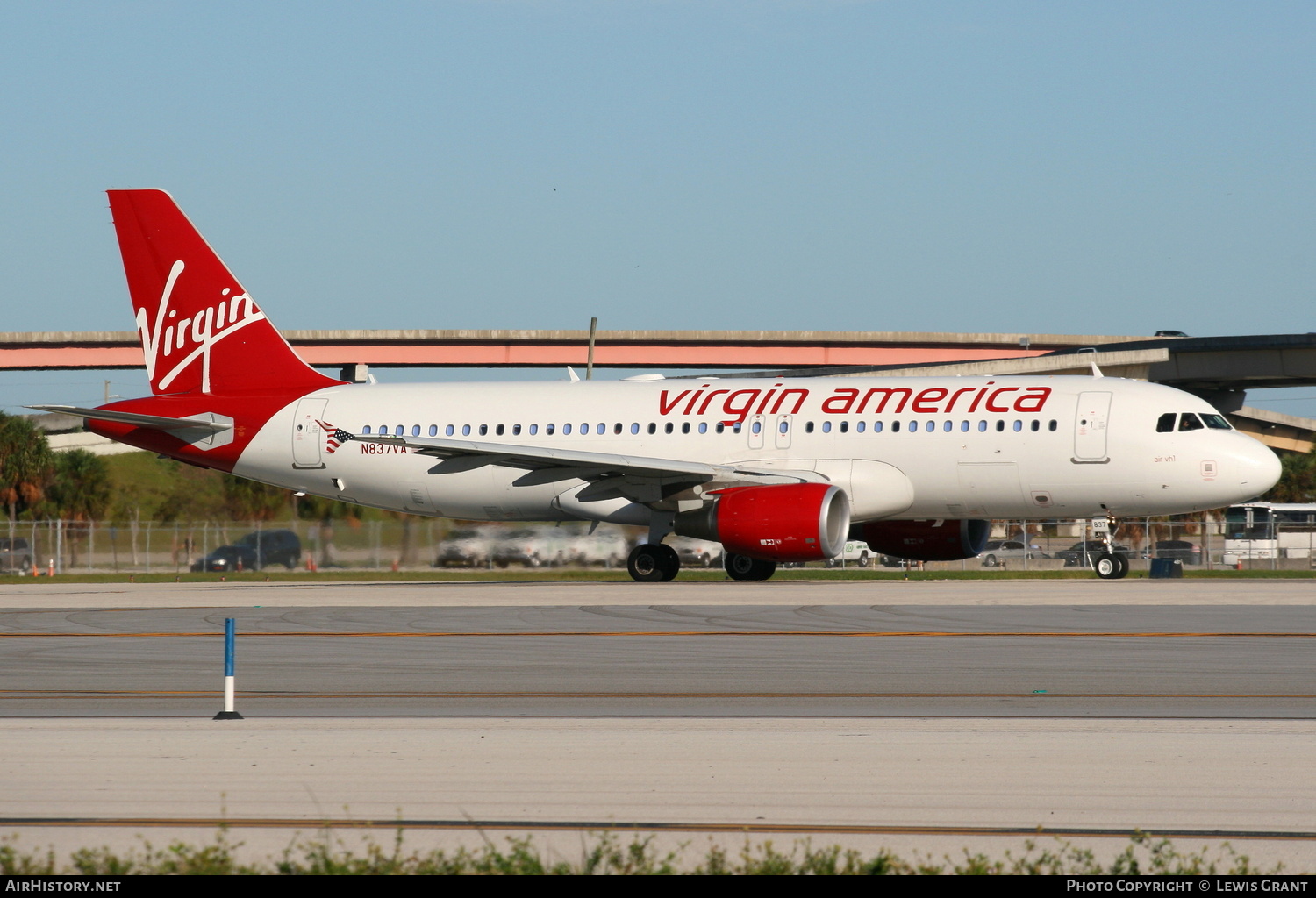 Aircraft Photo of N837VA | Airbus A320-214 | Virgin America | AirHistory.net #304826