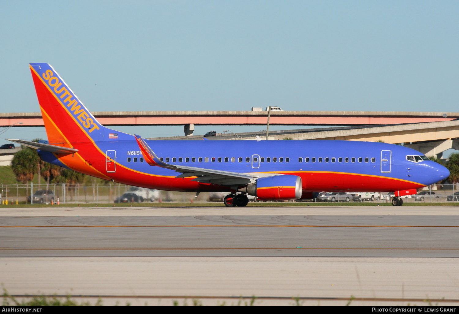 Aircraft Photo of N611SW | Boeing 737-3H4 | Southwest Airlines | AirHistory.net #304841