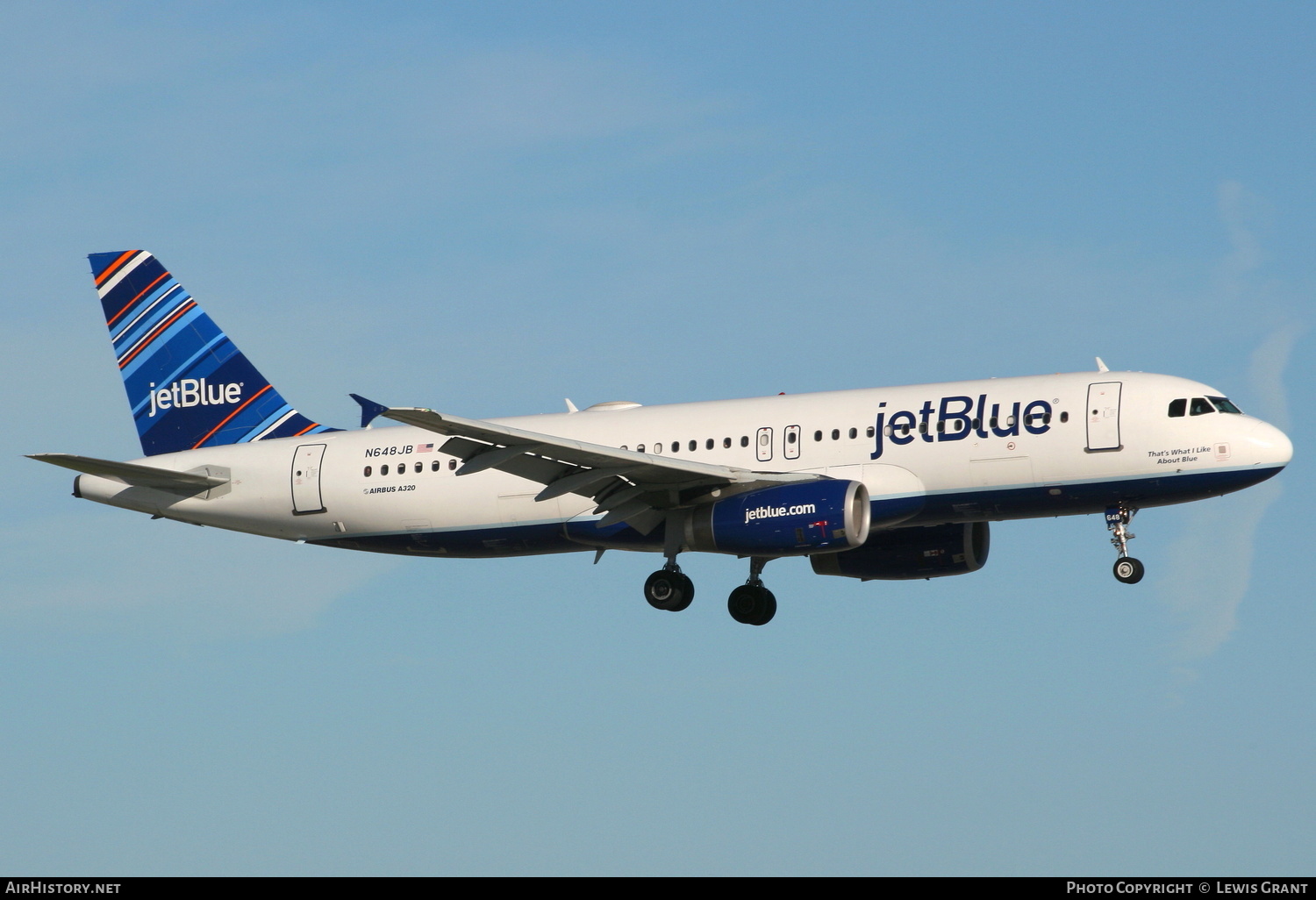Aircraft Photo of N648JB | Airbus A320-232 | JetBlue Airways | AirHistory.net #304842