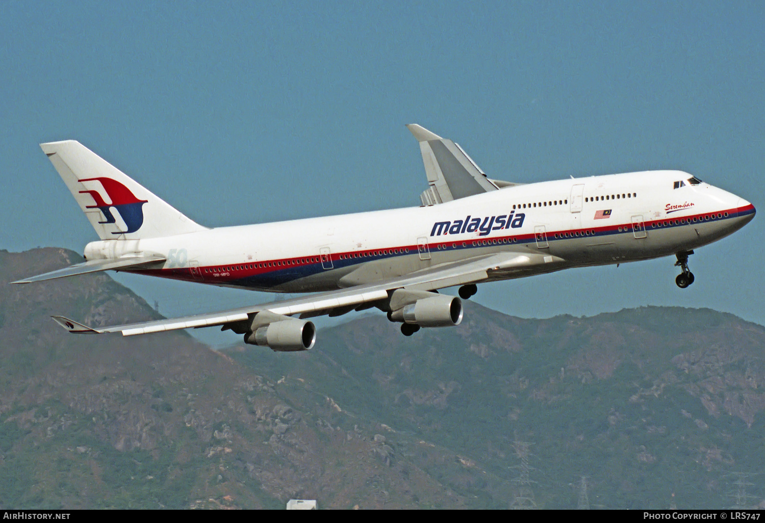 Aircraft Photo of 9M-MPD | Boeing 747-4H6 | Malaysia Airlines | AirHistory.net #304849