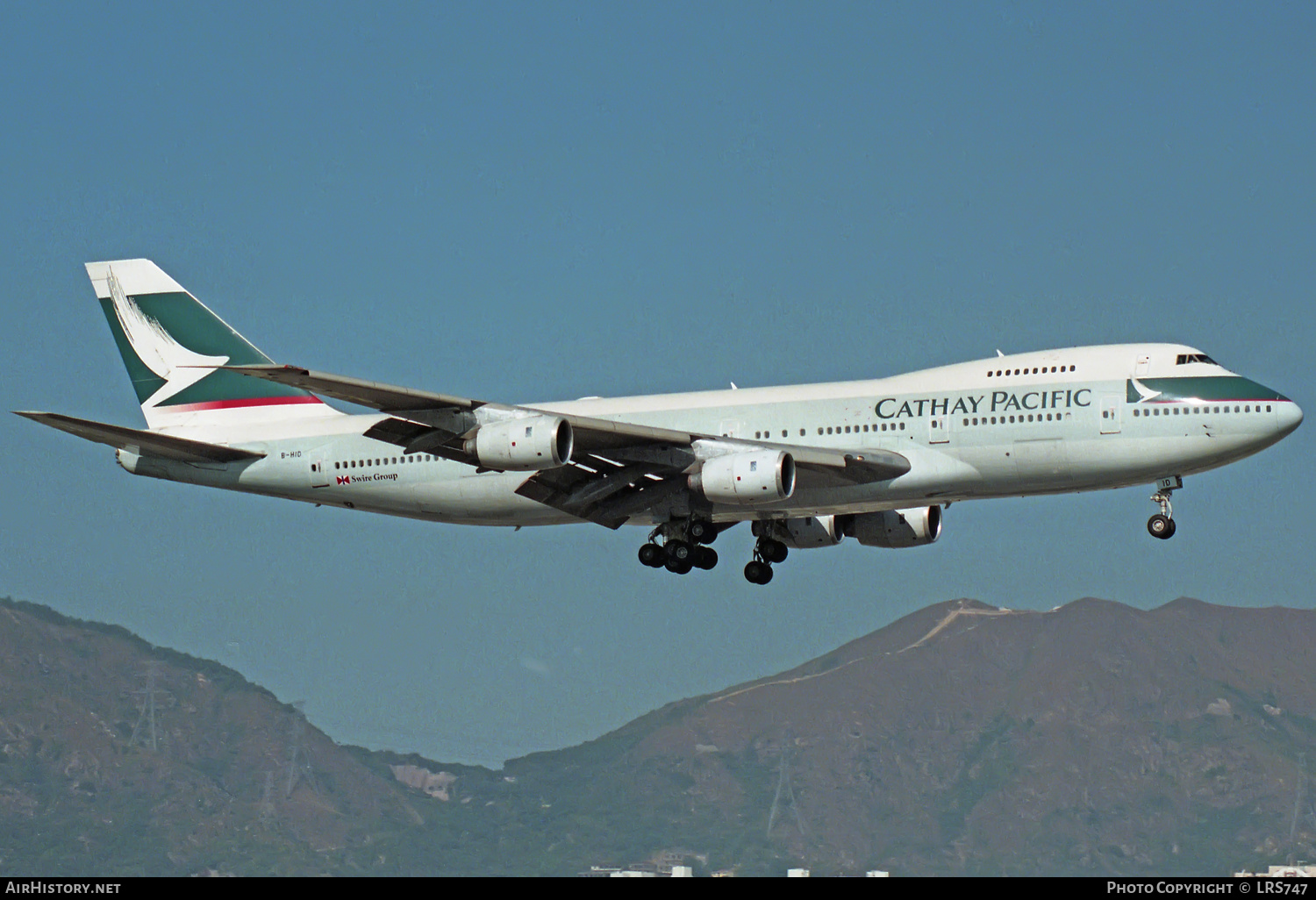 Aircraft Photo of B-HID | Boeing 747-267B | Cathay Pacific Airways | AirHistory.net #304850