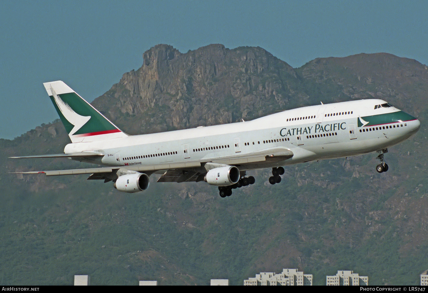 Aircraft Photo of B-HIJ | Boeing 747-367 | Cathay Pacific Airways | AirHistory.net #304874