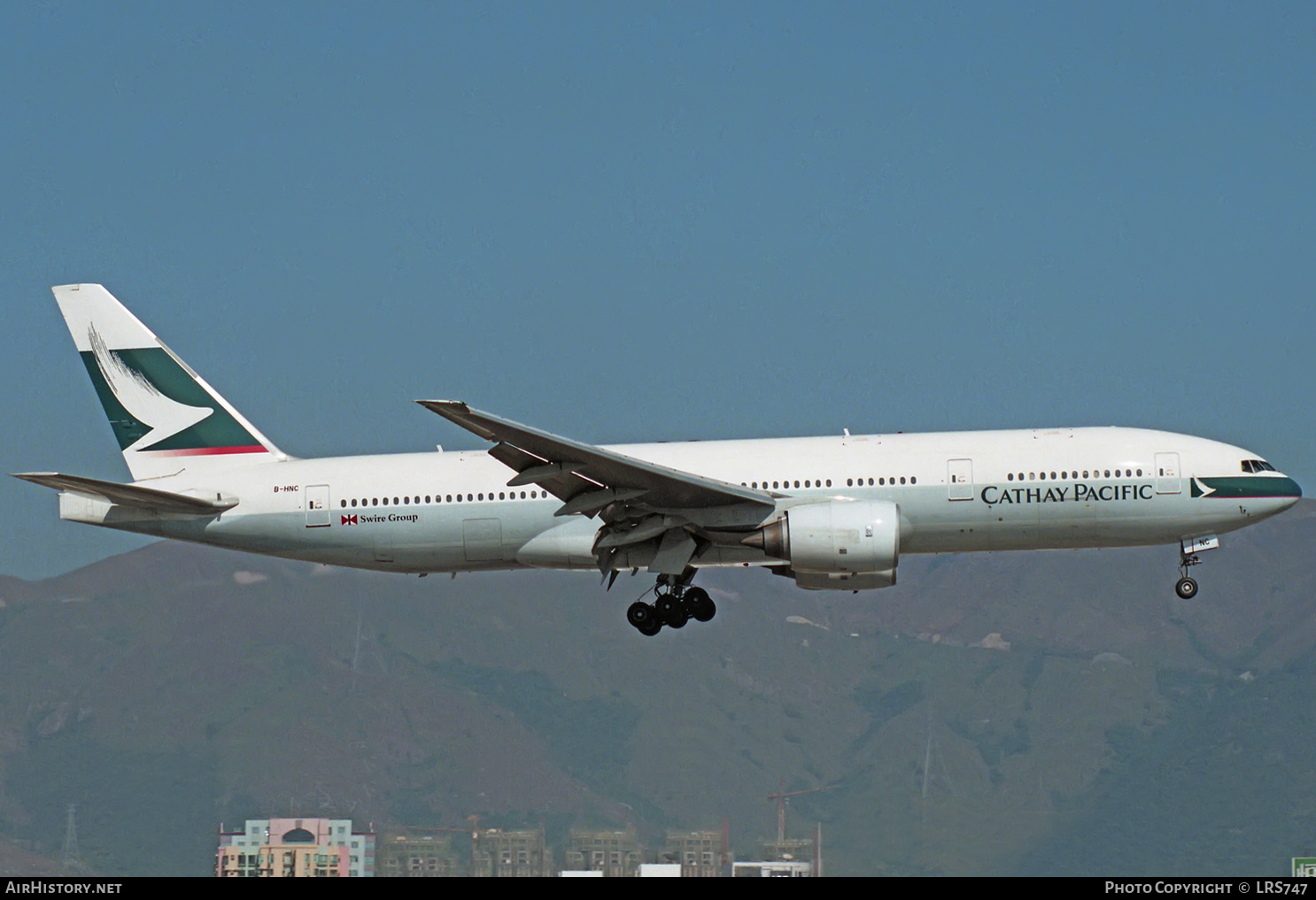Aircraft Photo of B-HNC | Boeing 777-267 | Cathay Pacific Airways | AirHistory.net #304890