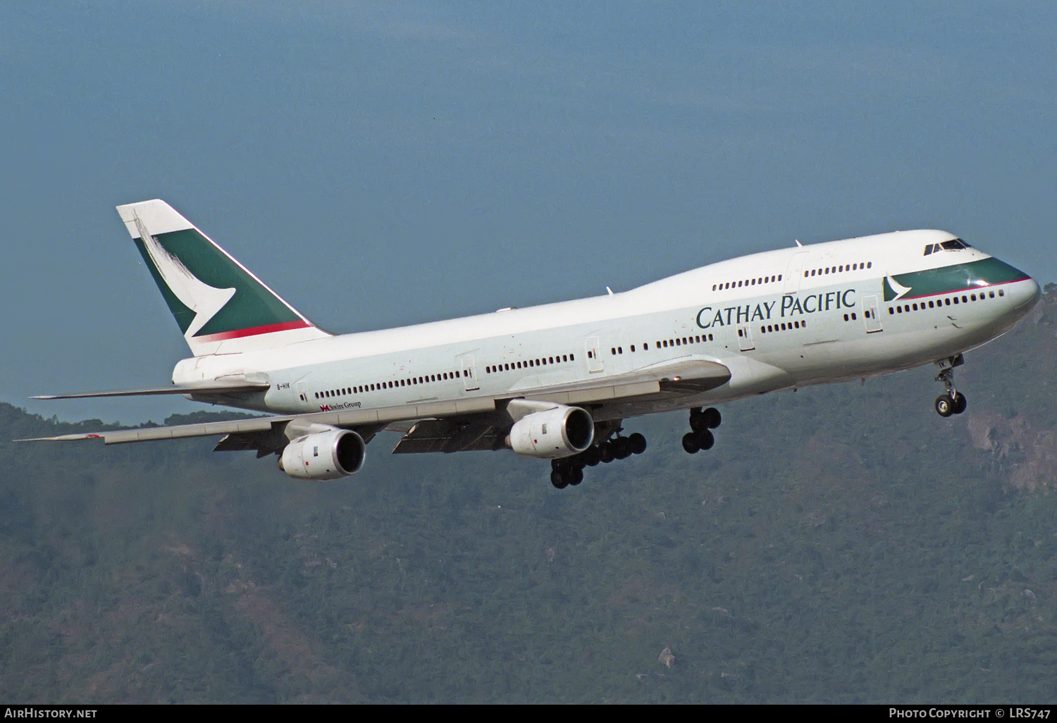 Aircraft Photo of B-HIK | Boeing 747-367 | Cathay Pacific Airways | AirHistory.net #304895