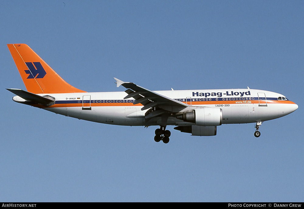 Aircraft Photo of D-AHLV | Airbus A310-204 | Hapag-Lloyd | AirHistory.net #304916