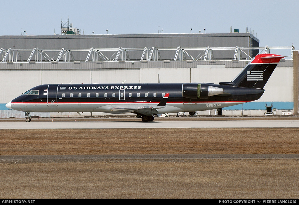 Aircraft Photo of N653ML | Canadair CRJ-100ER (CL-600-2B19) | US Airways Express | AirHistory.net #304943