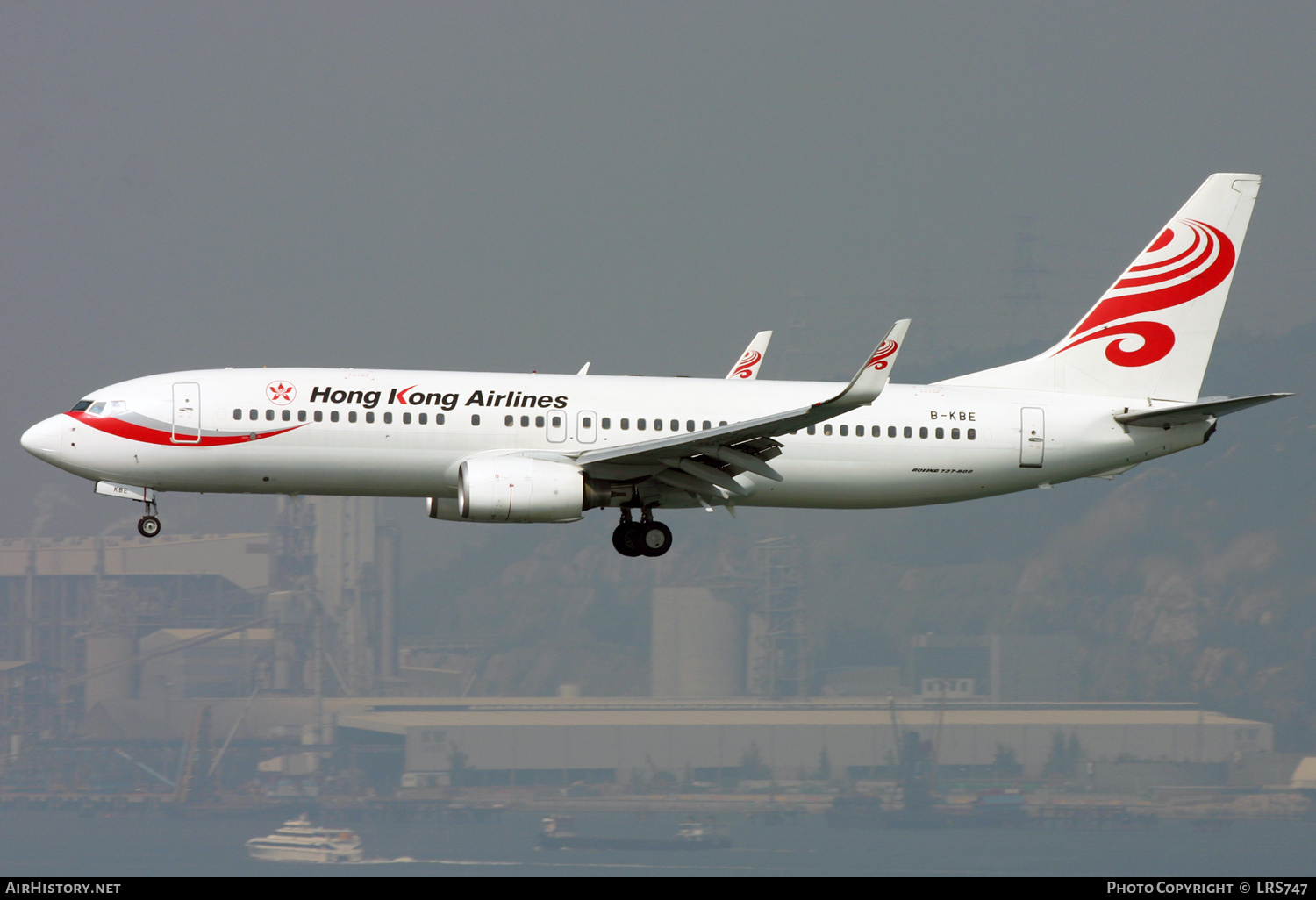 Aircraft Photo of B-KBE | Boeing 737-84P | Hong Kong Airlines | AirHistory.net #304969