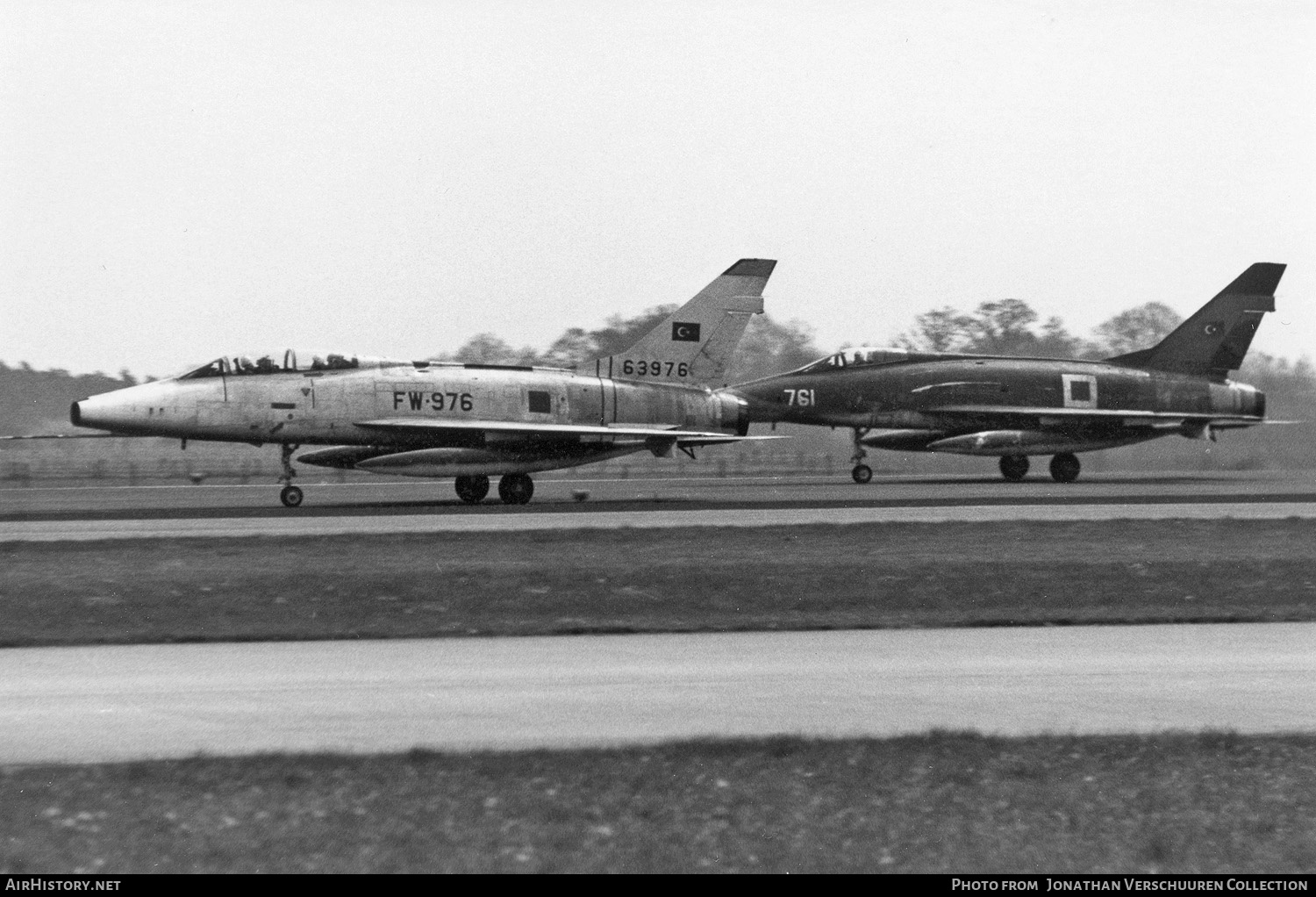 Aircraft Photo of 56-3976 / 63976 | North American F-100F Super Sabre | Turkey - Air Force | AirHistory.net #304974