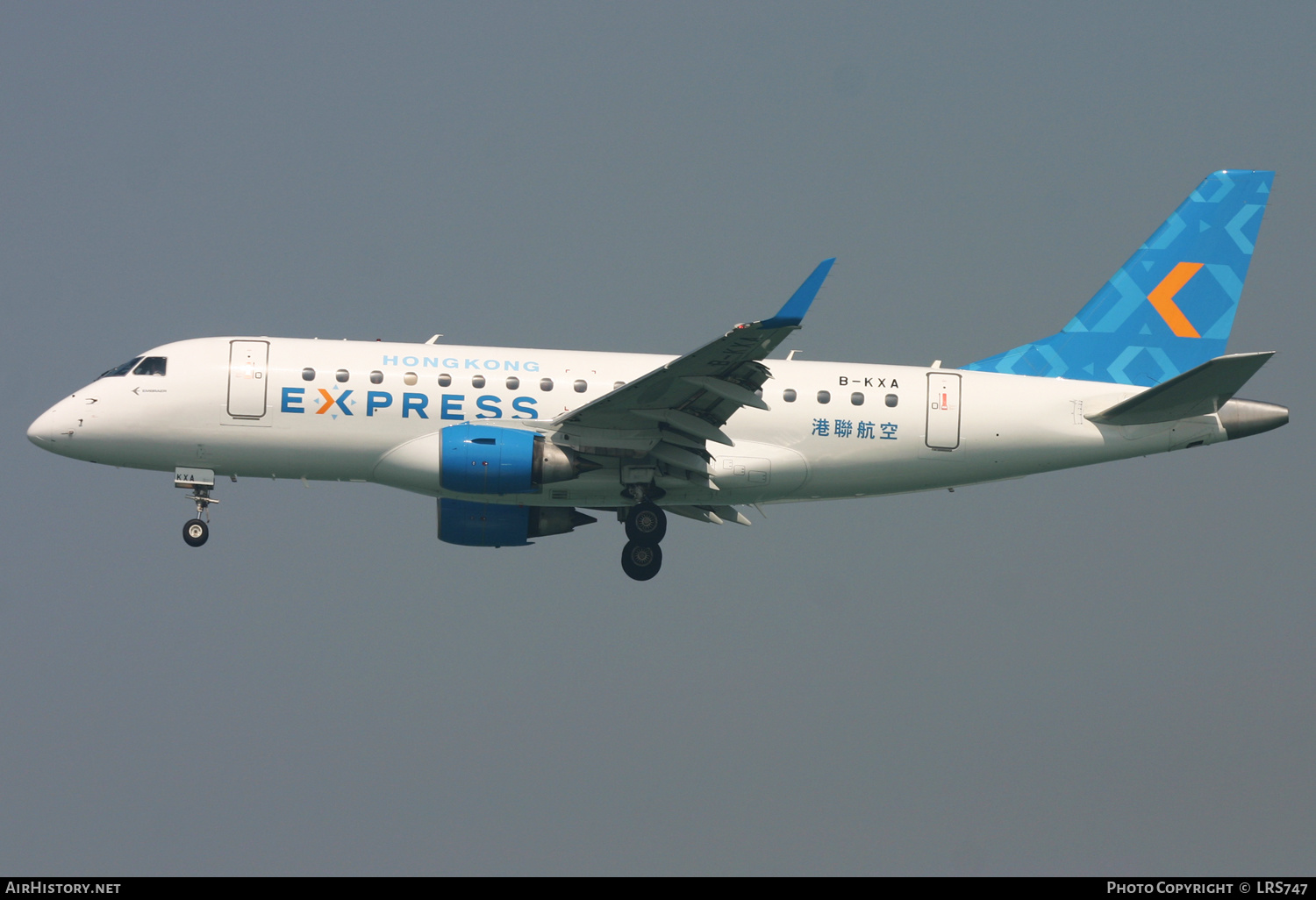 Aircraft Photo of B-KXA | Embraer 170LR (ERJ-170-100LR) | Hong Kong Express | AirHistory.net #304981