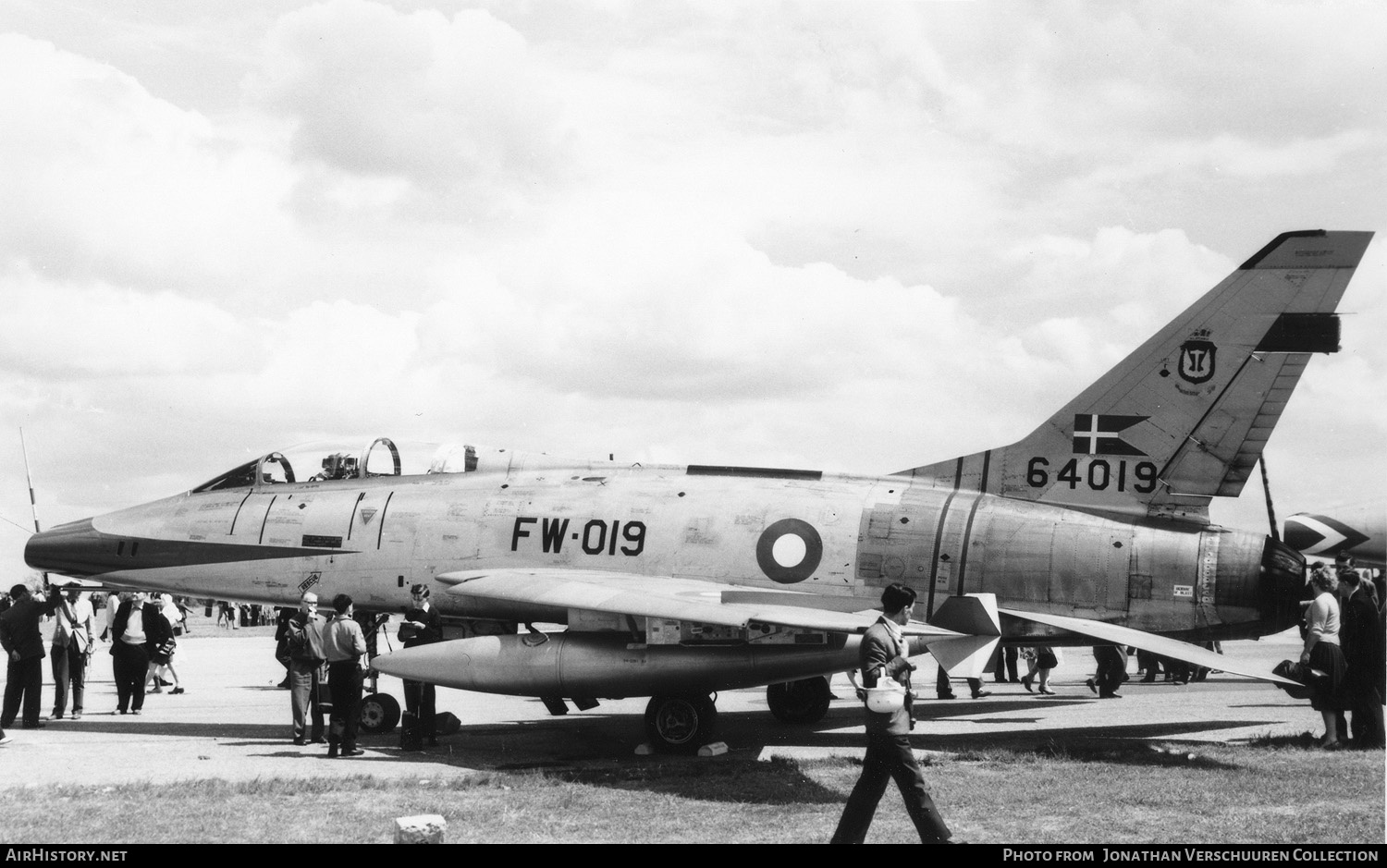 Aircraft Photo of 56-4019 / 64019 | North American F-100F Super Sabre | Denmark - Air Force | AirHistory.net #304983