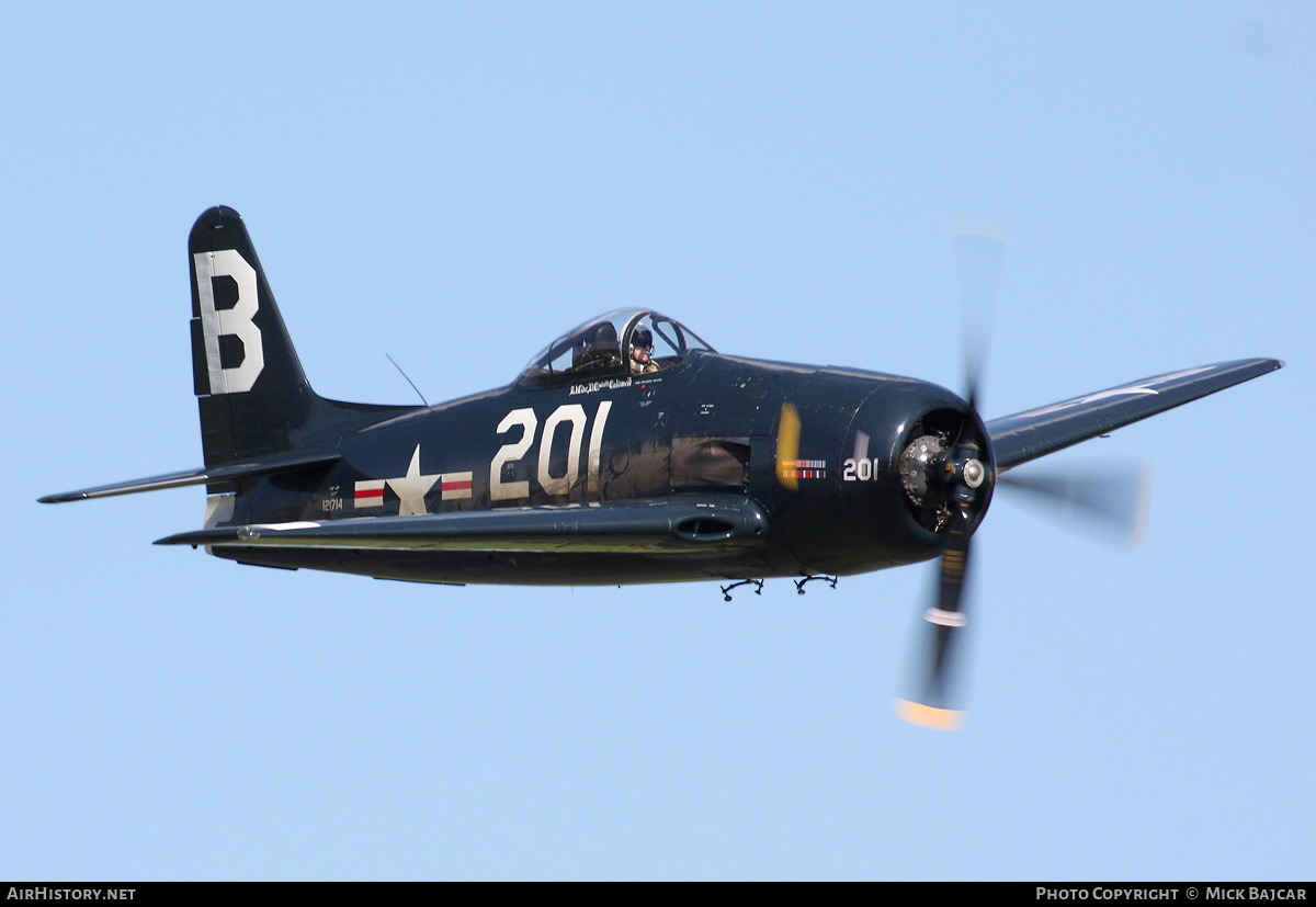 Aircraft Photo of G-RUMM / 121714 | Grumman F8F-2P Bearcat | USA - Navy | AirHistory.net #304990