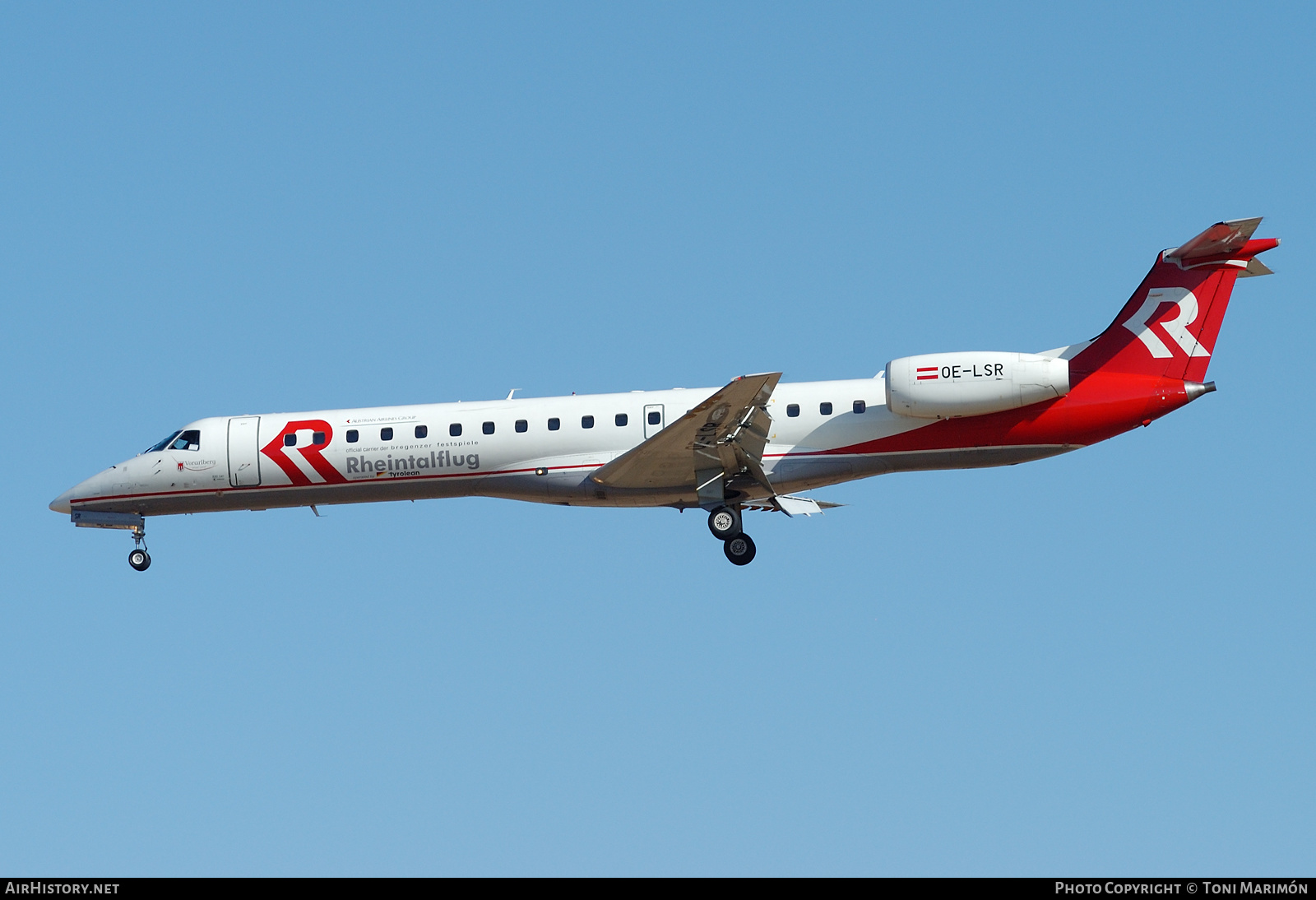 Aircraft Photo of OE-LSR | Embraer ERJ-145MP (EMB-145MP) | Rheintalflug | AirHistory.net #304992