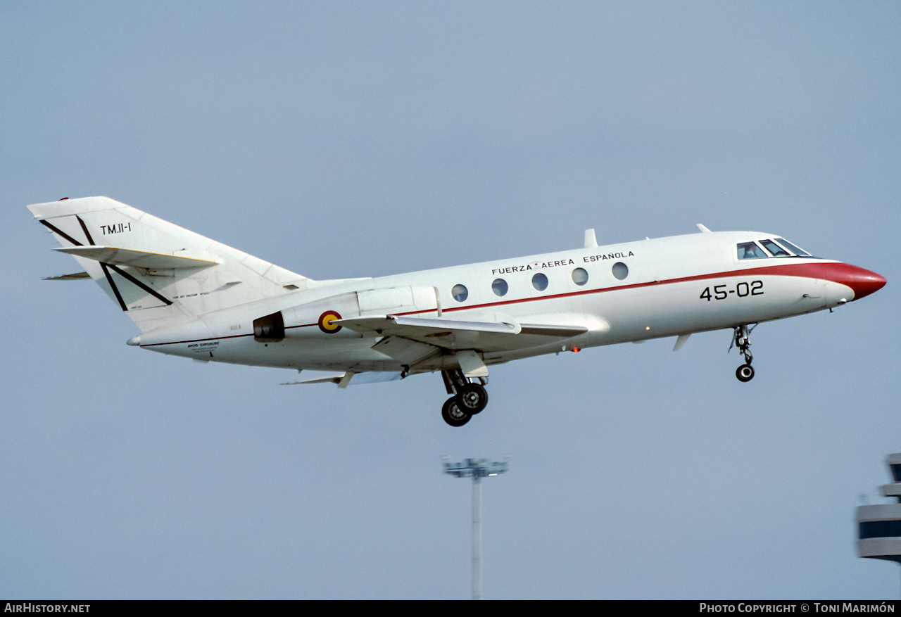 Aircraft Photo of TM.11-1 | Dassault Falcon 20E | Spain - Air Force | AirHistory.net #304994