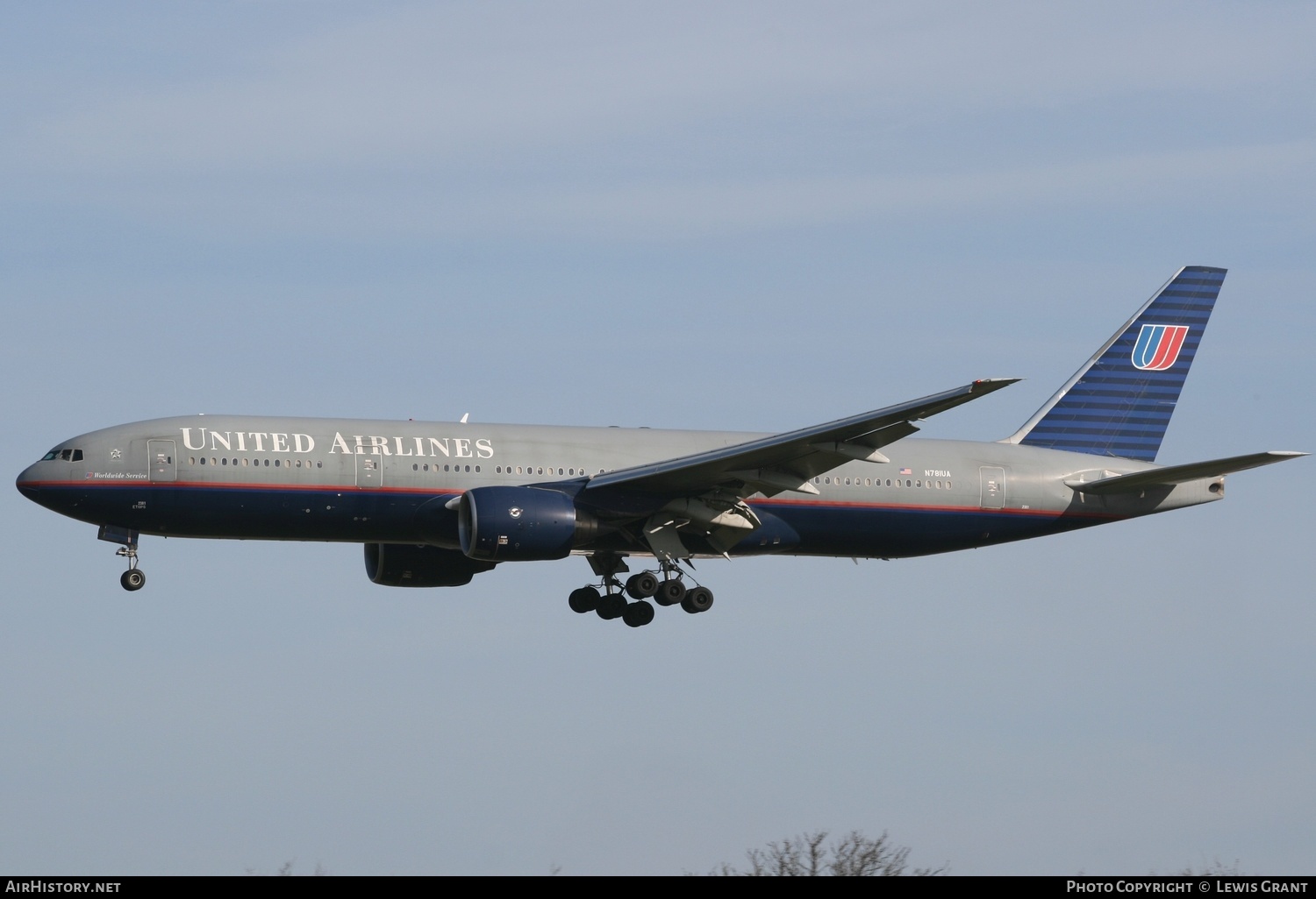 Aircraft Photo of N781UA | Boeing 777-222 | United Airlines | AirHistory.net #305046