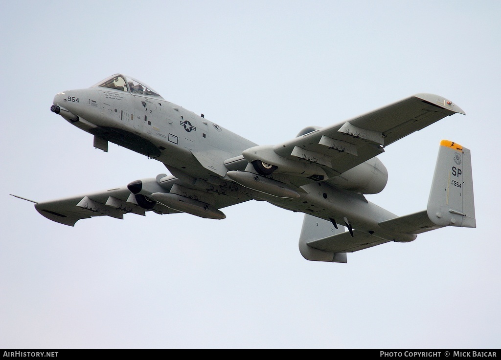 Aircraft Photo of 81-0954 | Fairchild A-10A Thunderbolt II | USA - Air Force | AirHistory.net #305051