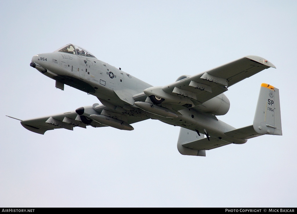 Aircraft Photo of 81-0954 / AF81-954 | Fairchild A-10A Thunderbolt II | USA - Air Force | AirHistory.net #305051