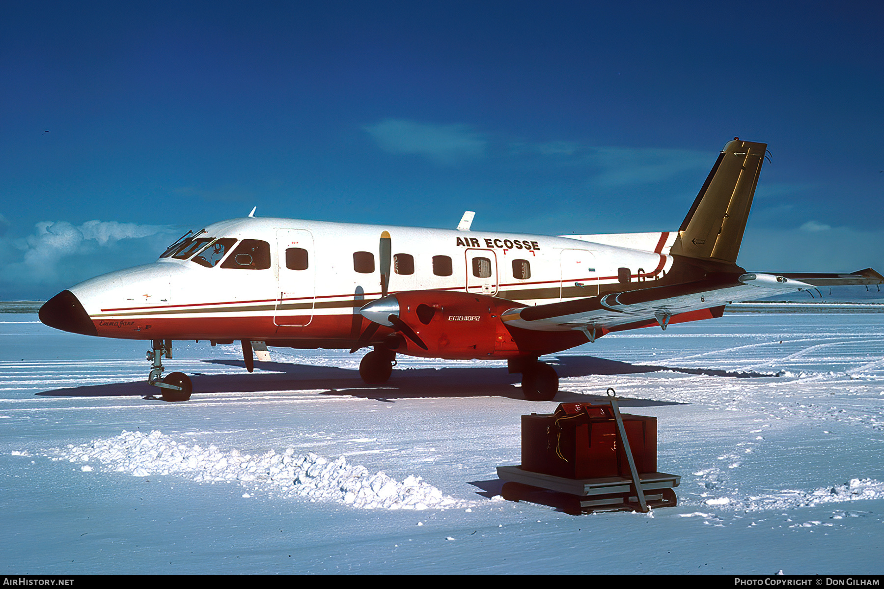Aircraft Photo of G-FMFC | Embraer EMB-110P2 Bandeirante | Air Écosse | AirHistory.net #305113
