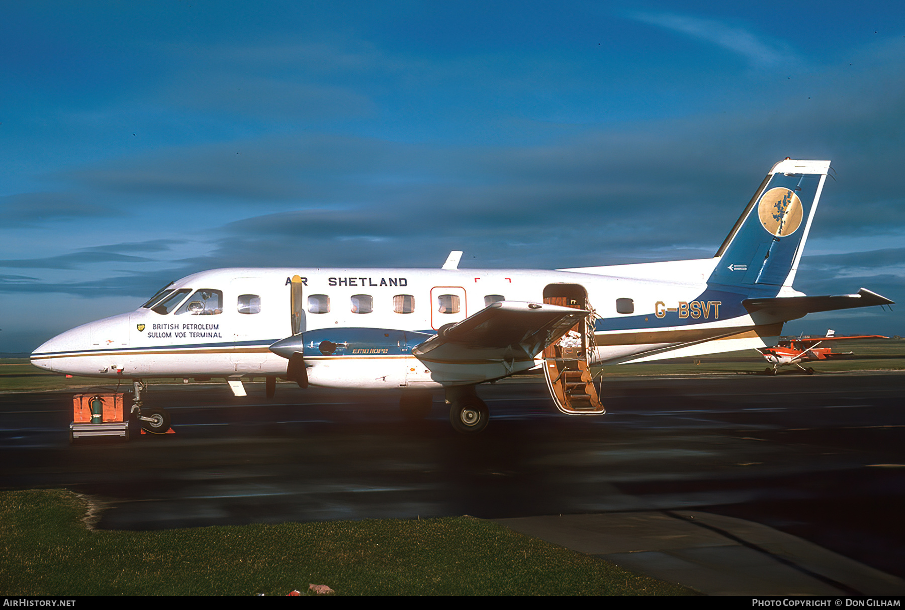 Aircraft Photo of G-BSVT | Embraer EMB-110P2 Bandeirante | Air Écosse | Air Shetland | AirHistory.net #305115