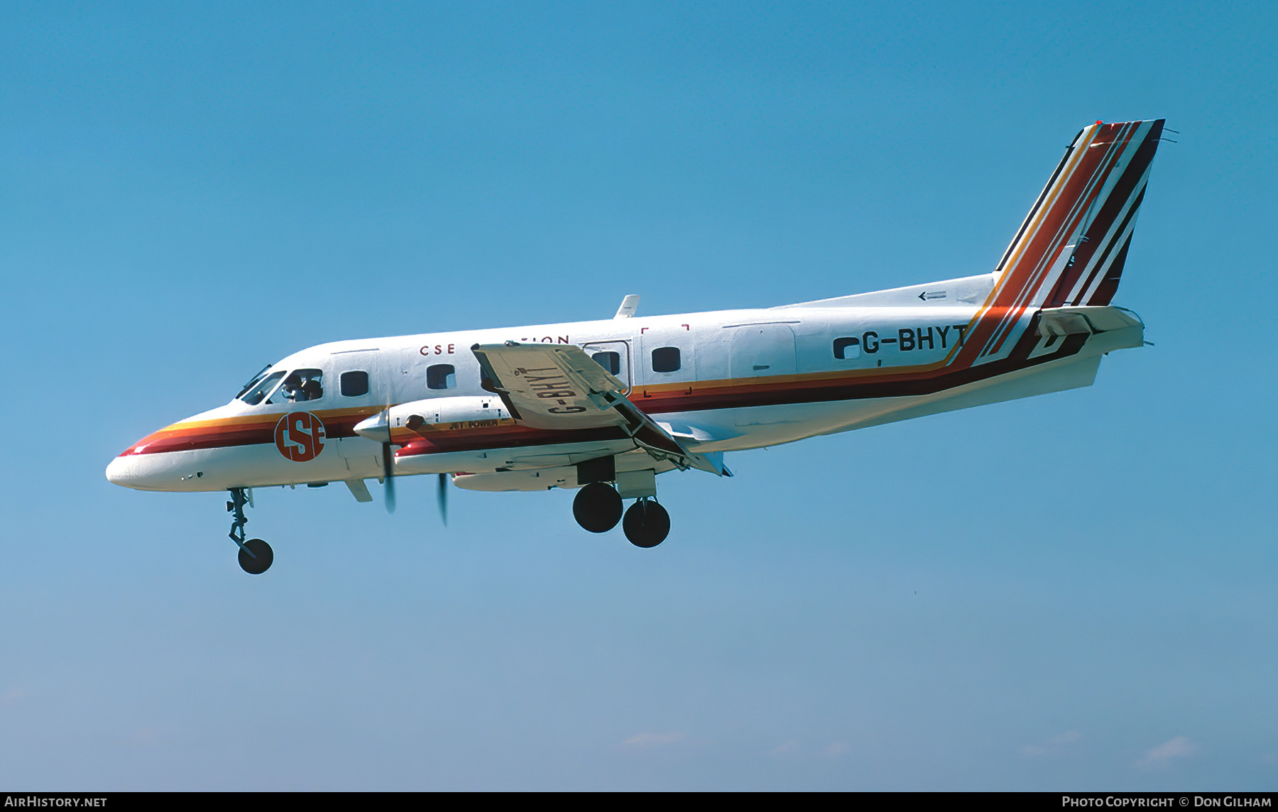Aircraft Photo of G-BHYT | Embraer EMB-110P1 Bandeirante | CSE Aviation | AirHistory.net #305123