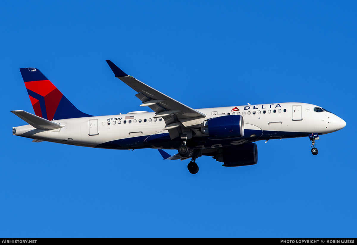 Aircraft Photo of N119DU | Airbus A220-171 (BD-500-1A10) | Delta Air Lines | AirHistory.net #305143