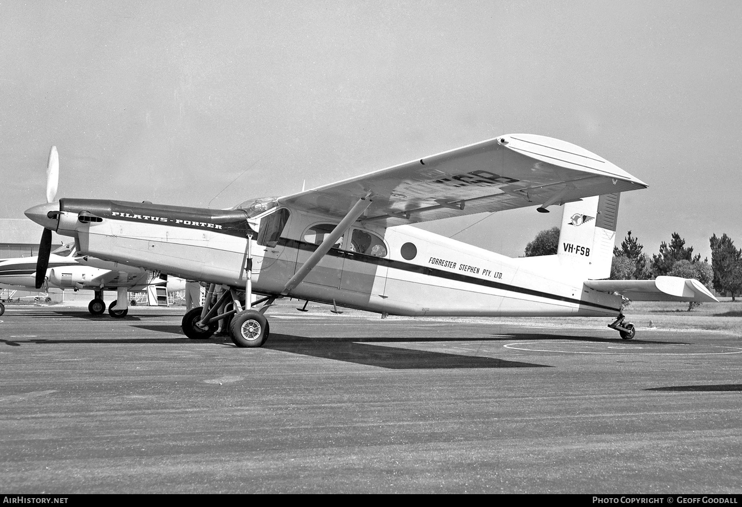 Aircraft Photo of VH-FSB | Pilatus PC-6/B1-H2 Turbo Porter | Forrester Stephen Aviation | AirHistory.net #305148