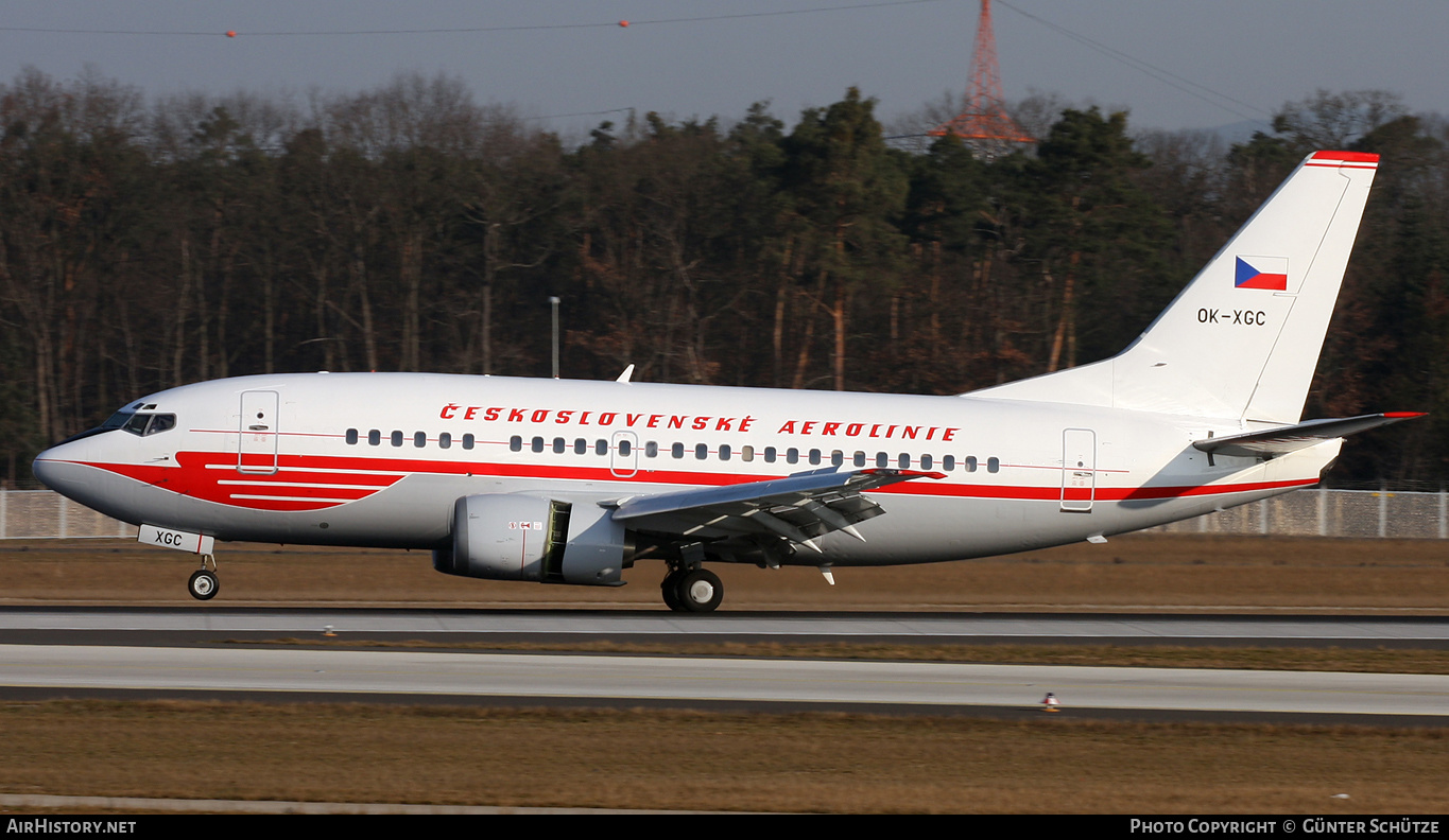 Aircraft Photo of OK-XGC | Boeing 737-55S | ČSA - Czech Airlines | ČSA - Československé Aerolinie - Czechoslovak Airlines | AirHistory.net #305153