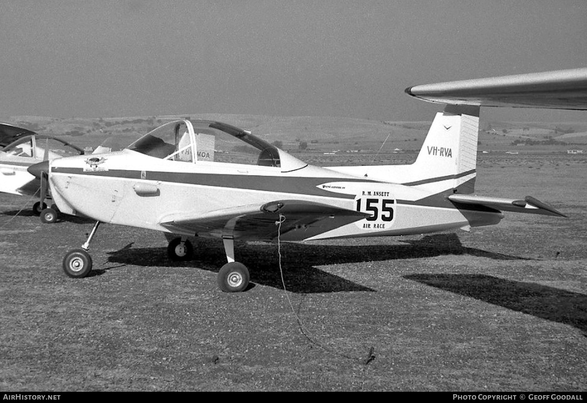 Aircraft Photo of VH-RVA | Victa Airtourer 100 | AirHistory.net #305172