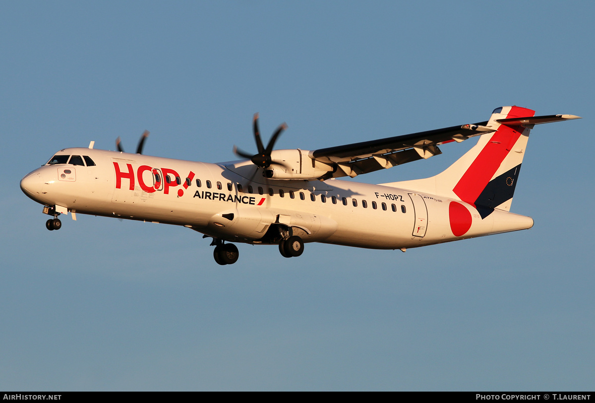 Aircraft Photo of F-HOPZ | ATR ATR-72-600 (ATR-72-212A) | AirHistory.net #305179
