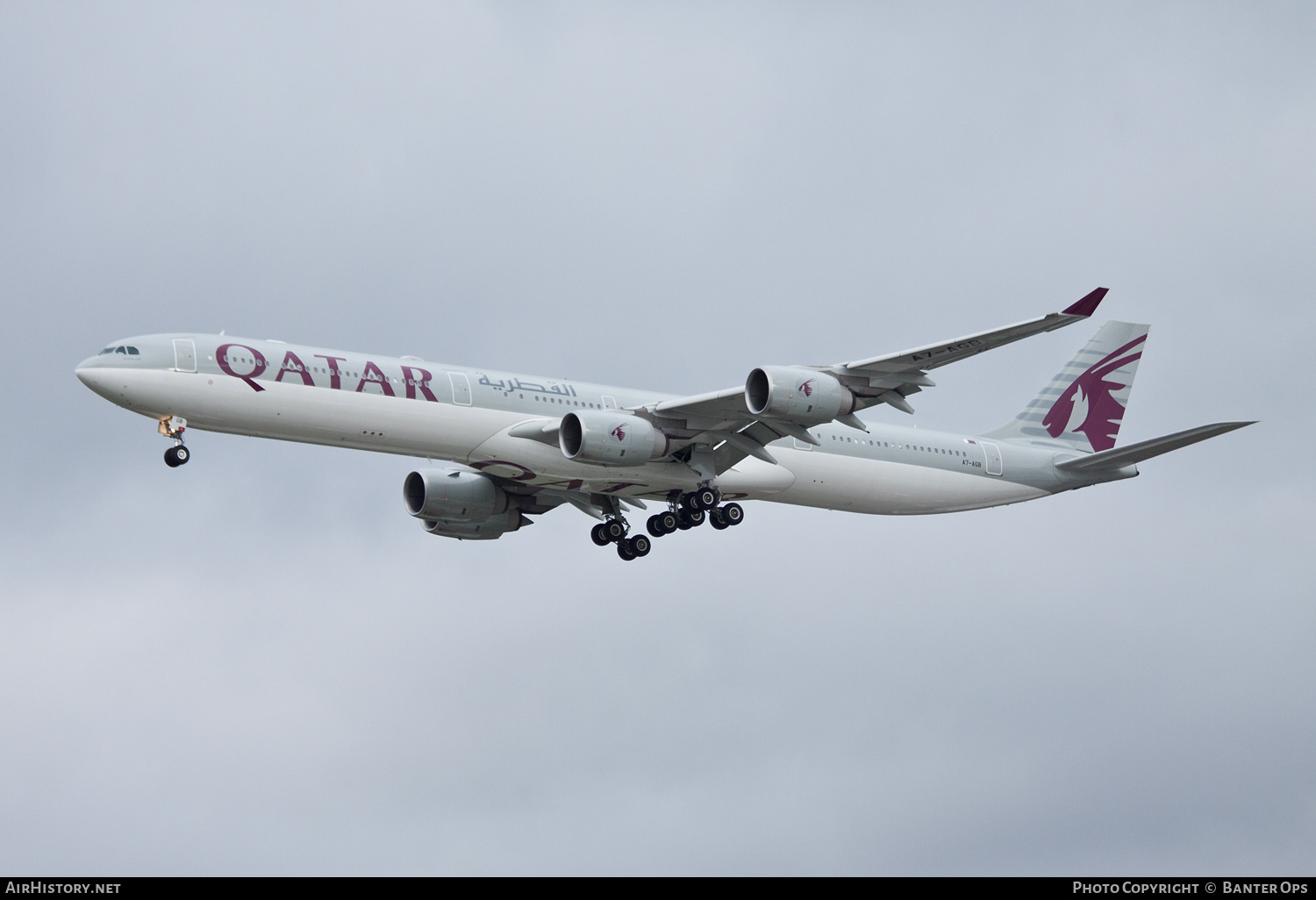 Aircraft Photo of A7-AGB | Airbus A340-642 | Qatar Airways | AirHistory.net #305213