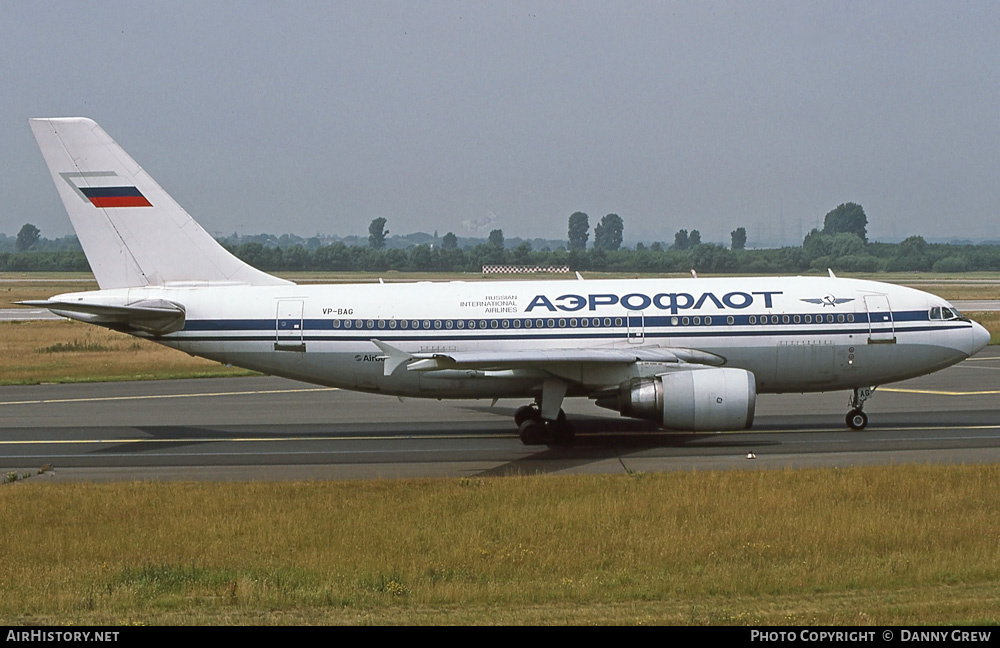 Aircraft Photo of VP-BAG | Airbus A310-304/ET | Aeroflot - Russian International Airlines | AirHistory.net #305217