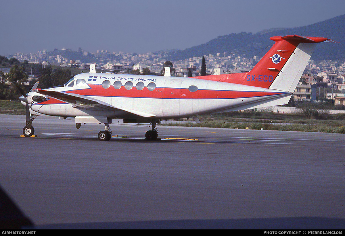Aircraft Photo of SX-ECG | Beech 200 Super King Air | Ypiresia Politikis Aeroporias - Hellenic C.A.A. | AirHistory.net #305246