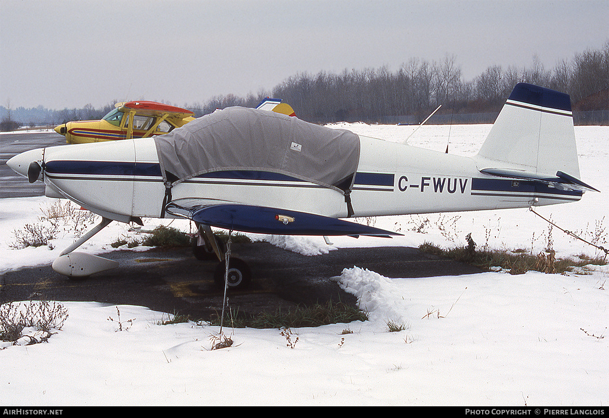 Aircraft Photo of C-FWUV | Van's RV-6A | AirHistory.net #305254
