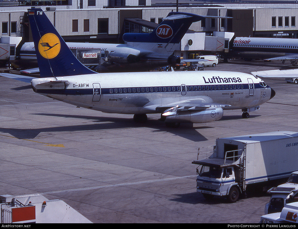 Aircraft Photo of D-ABFW | Boeing 737-230/Adv | Lufthansa | AirHistory.net #305260