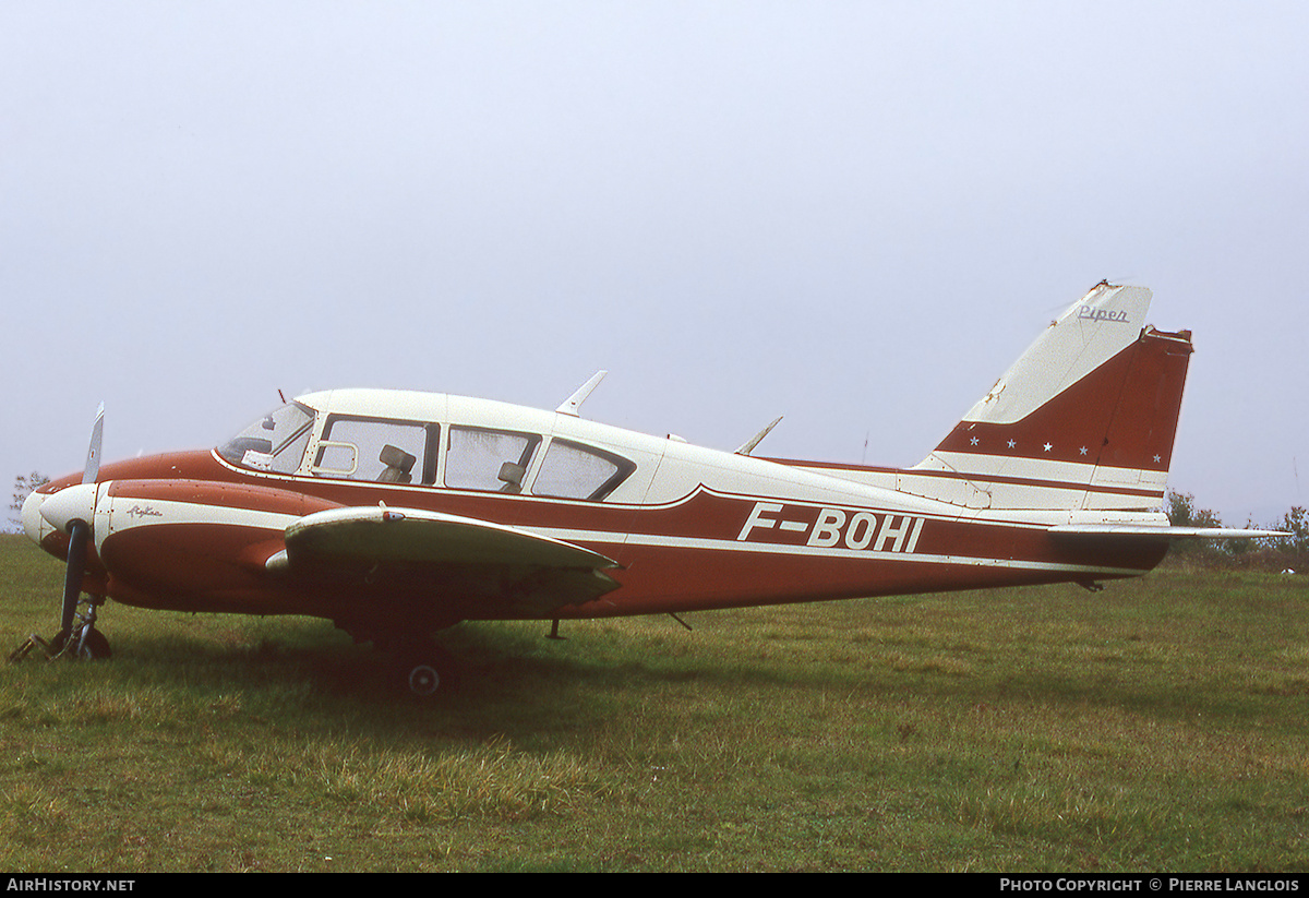 Aircraft Photo of F-BOHI | Piper PA-23-250 Aztec | AirHistory.net #305281