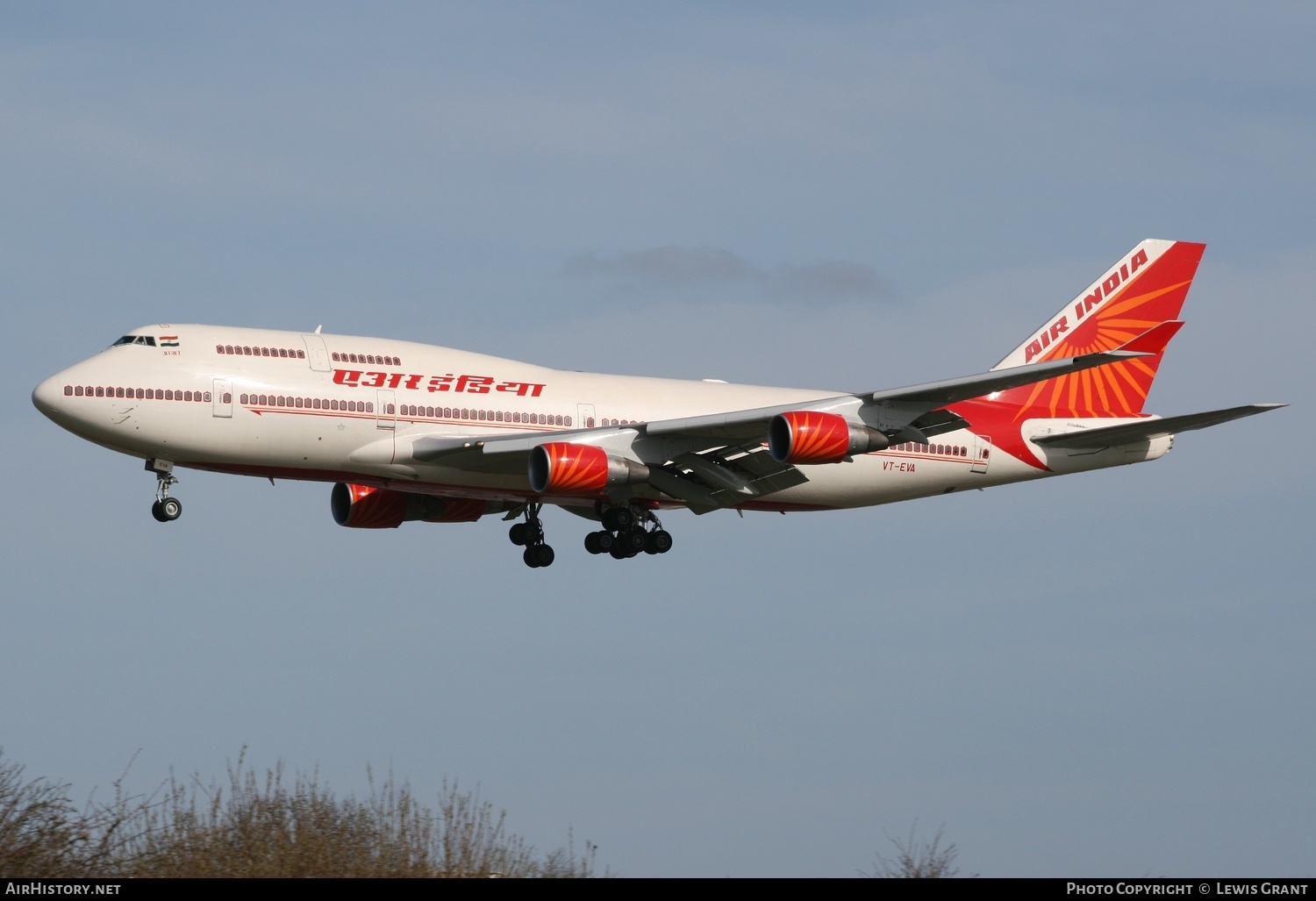 Aircraft Photo of VT-EVA | Boeing 747-437 | Air India | AirHistory.net #305285