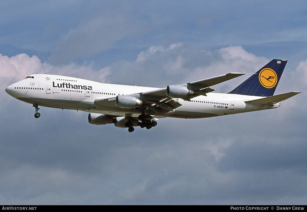 Aircraft Photo of D-ABZD | Boeing 747-230B | Lufthansa | AirHistory.net #305366