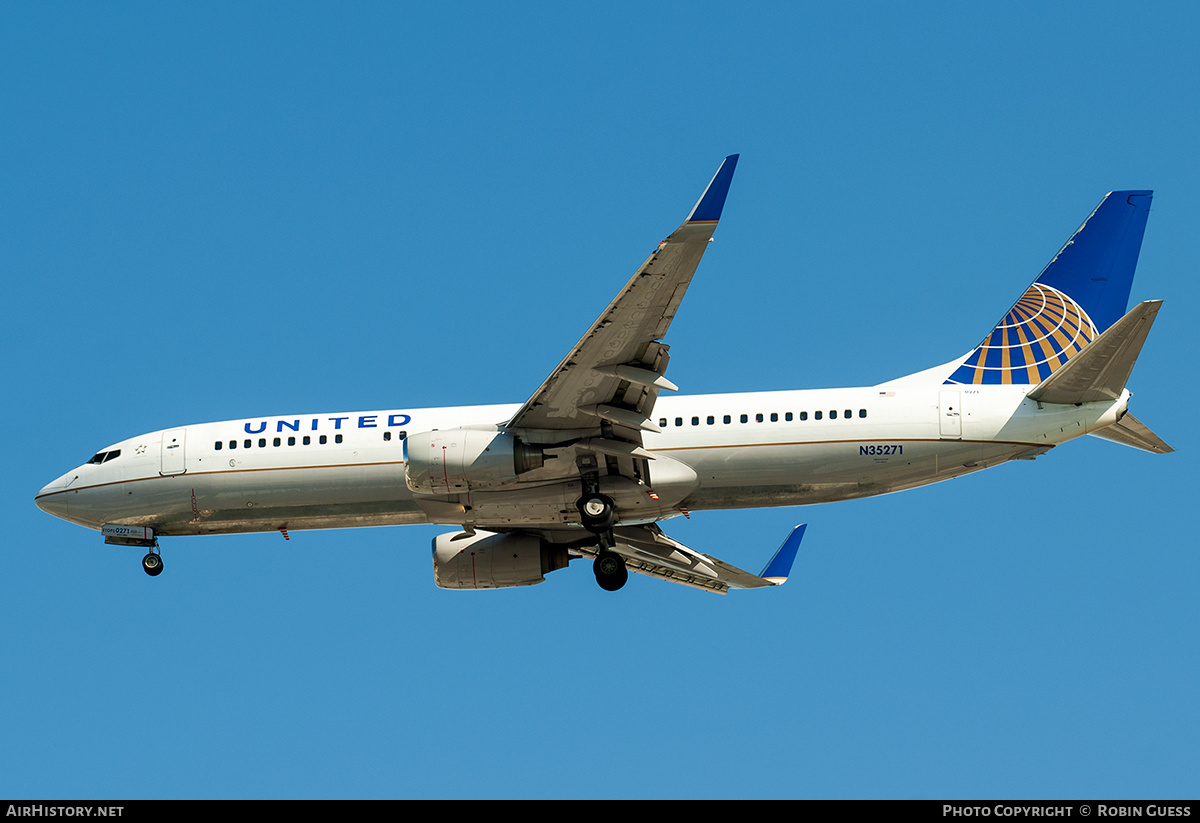 Aircraft Photo of N35271 | Boeing 737-824 | United Airlines | AirHistory.net #305380
